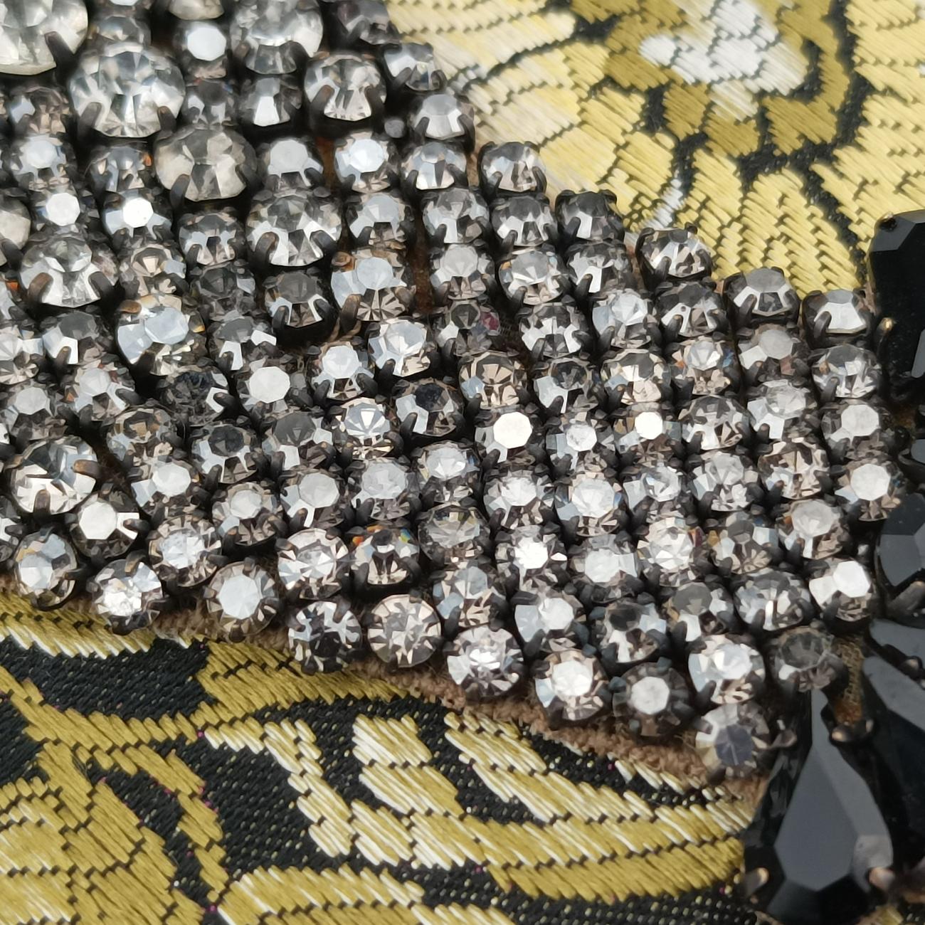 Brocade Embroidered Broadway BoxMulticolourFabric×Leather436084F019763731ブロケード刺繍ブロードウェイボックスマルチカラーファブリック×レザー436084F019763731