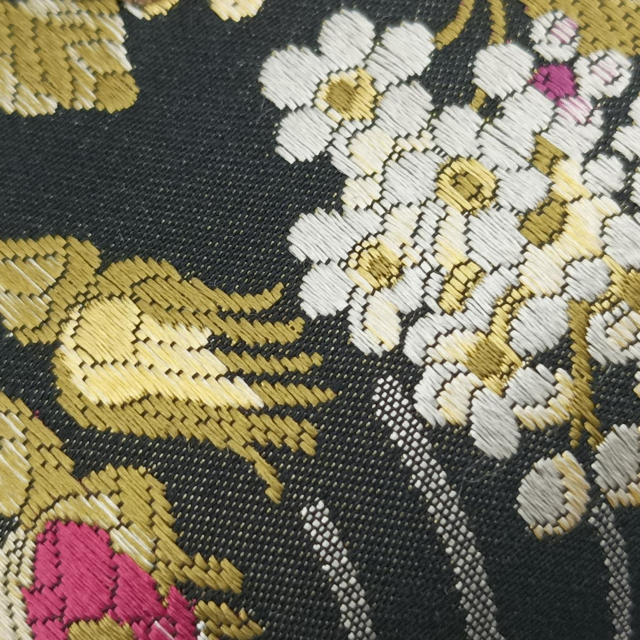 Brocade Embroidered Broadway BoxMulticolourFabric×Leather436084F019763731ブロケード刺繍ブロードウェイボックスマルチカラーファブリック×レザー436084F019763731
