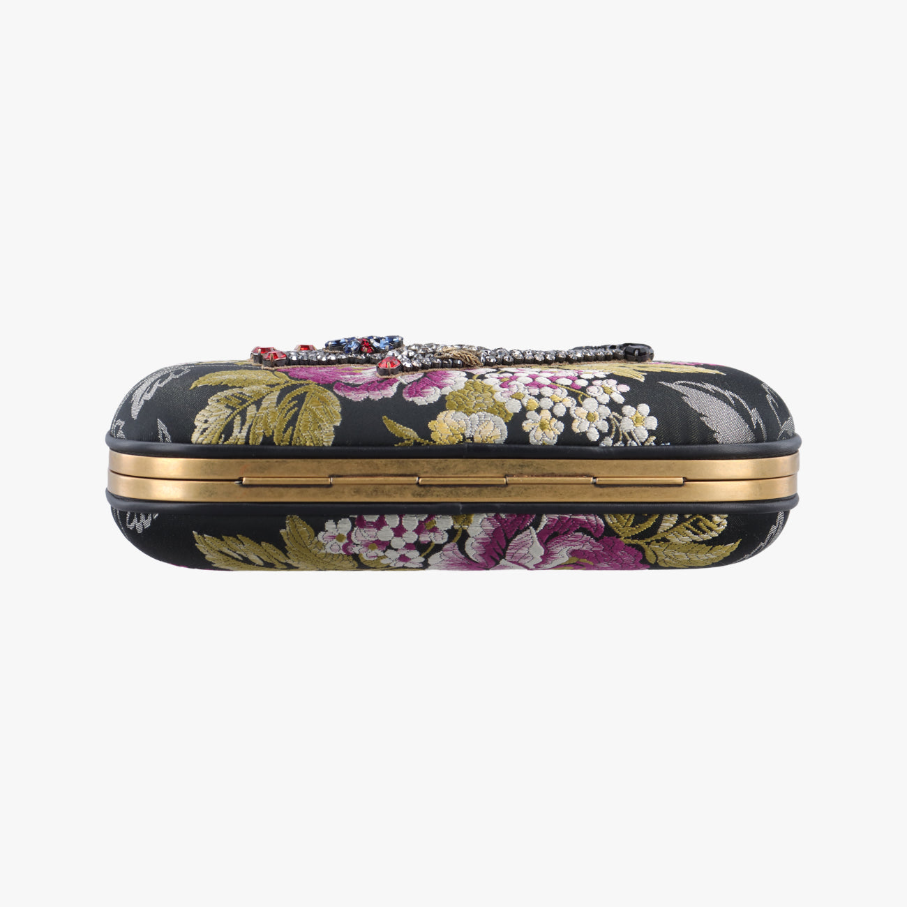 Brocade Embroidered Broadway BoxMulticolourFabric×Leather436084F019763731ブロケード刺繍ブロードウェイボックスマルチカラーファブリック×レザー436084F019763731