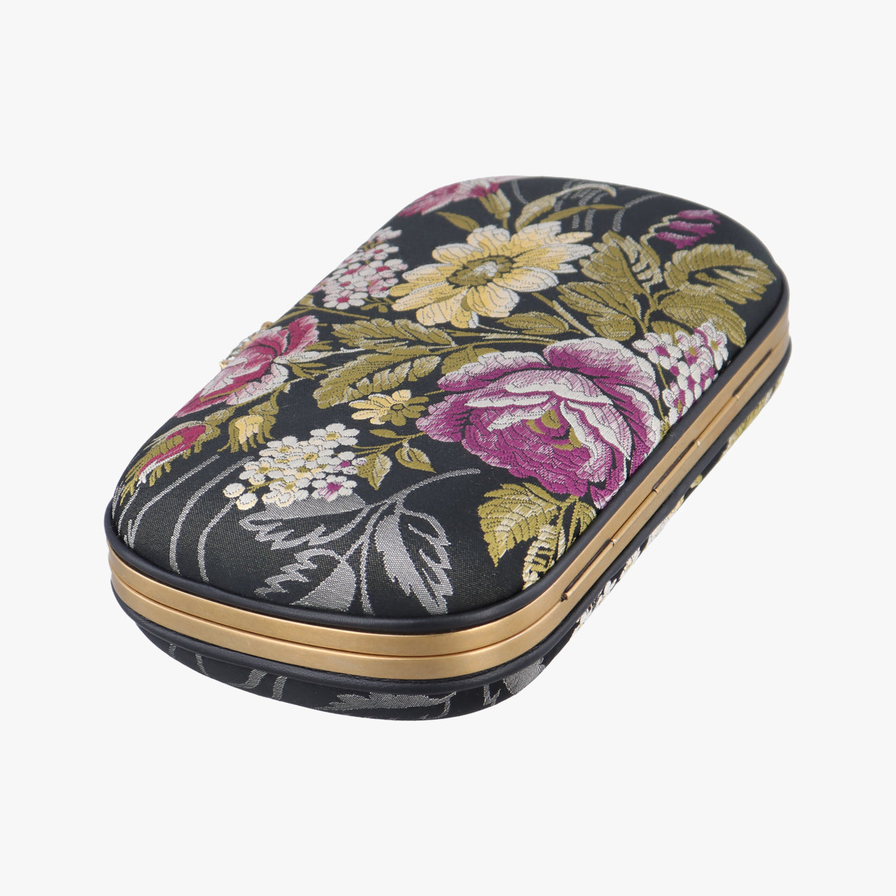 Brocade Embroidered Broadway BoxMulticolourFabric×Leather436084F019763731ブロケード刺繍ブロードウェイボックスマルチカラーファブリック×レザー436084F019763731