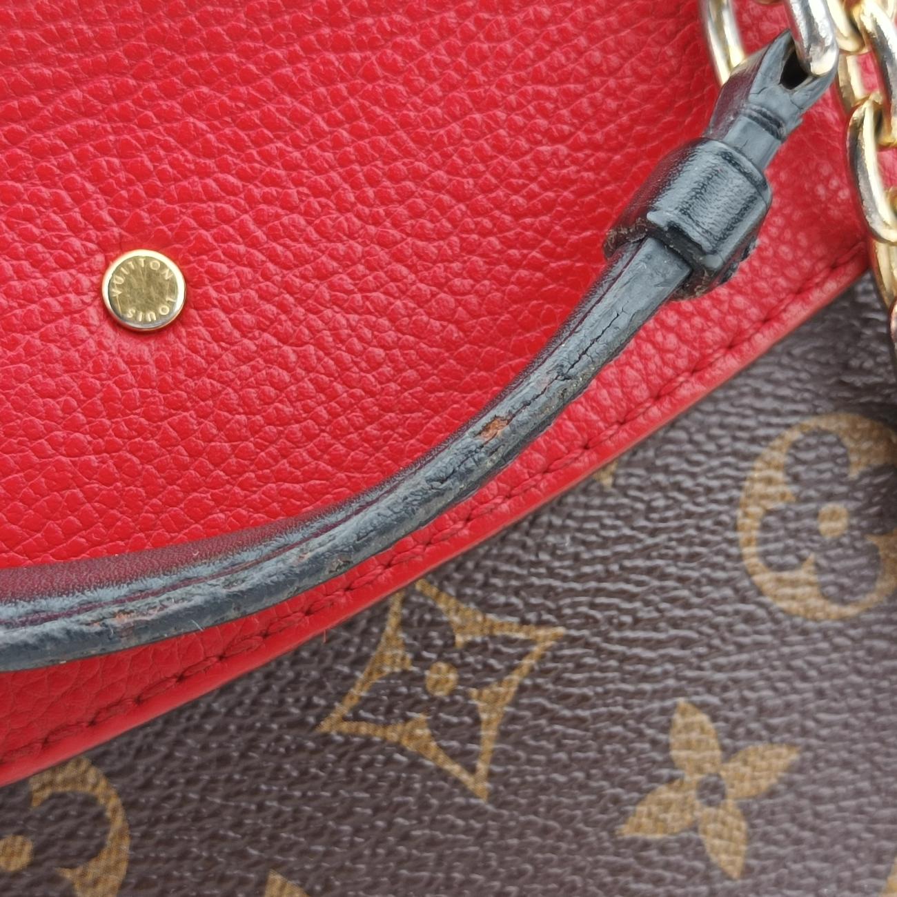 SAINT PLACIDEbrown×CERISEMonogram Canvas×calf leatherM43713CA3107サンプラシードモノグラム/ブラウン系×スリーズモノグラムキャンバス×カーフレザーM43713CA3107