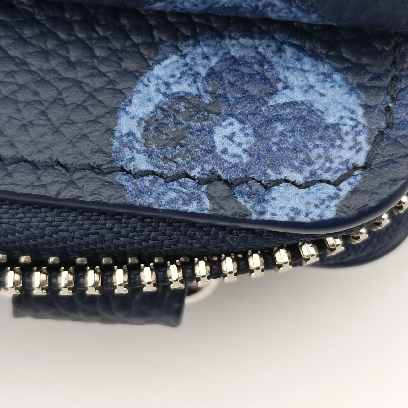 Watercolor Monogram Navy レザー M80466 MI0221ウォーターカラー モノグラム ネイビー レザーｃ M80466 MI0221