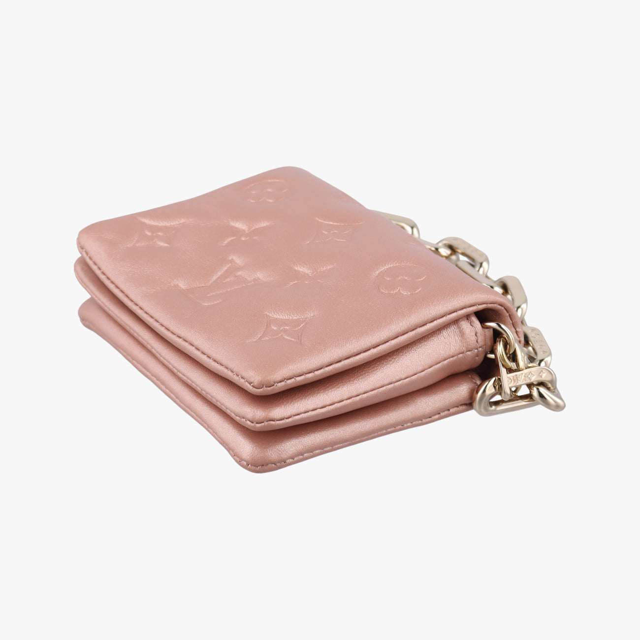 COUSSIN ROSE BALLERIN lambskin M21765 IC chipクッサン ローズバレリーヌ ラムスキン M21765 ＩＣチップ