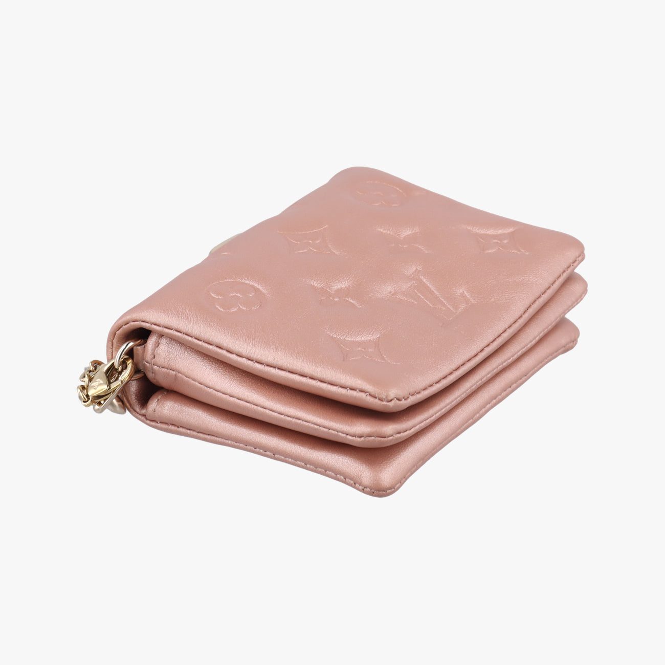 COUSSIN ROSE BALLERIN lambskin M21765 IC chipクッサン ローズバレリーヌ ラムスキン M21765 ＩＣチップ