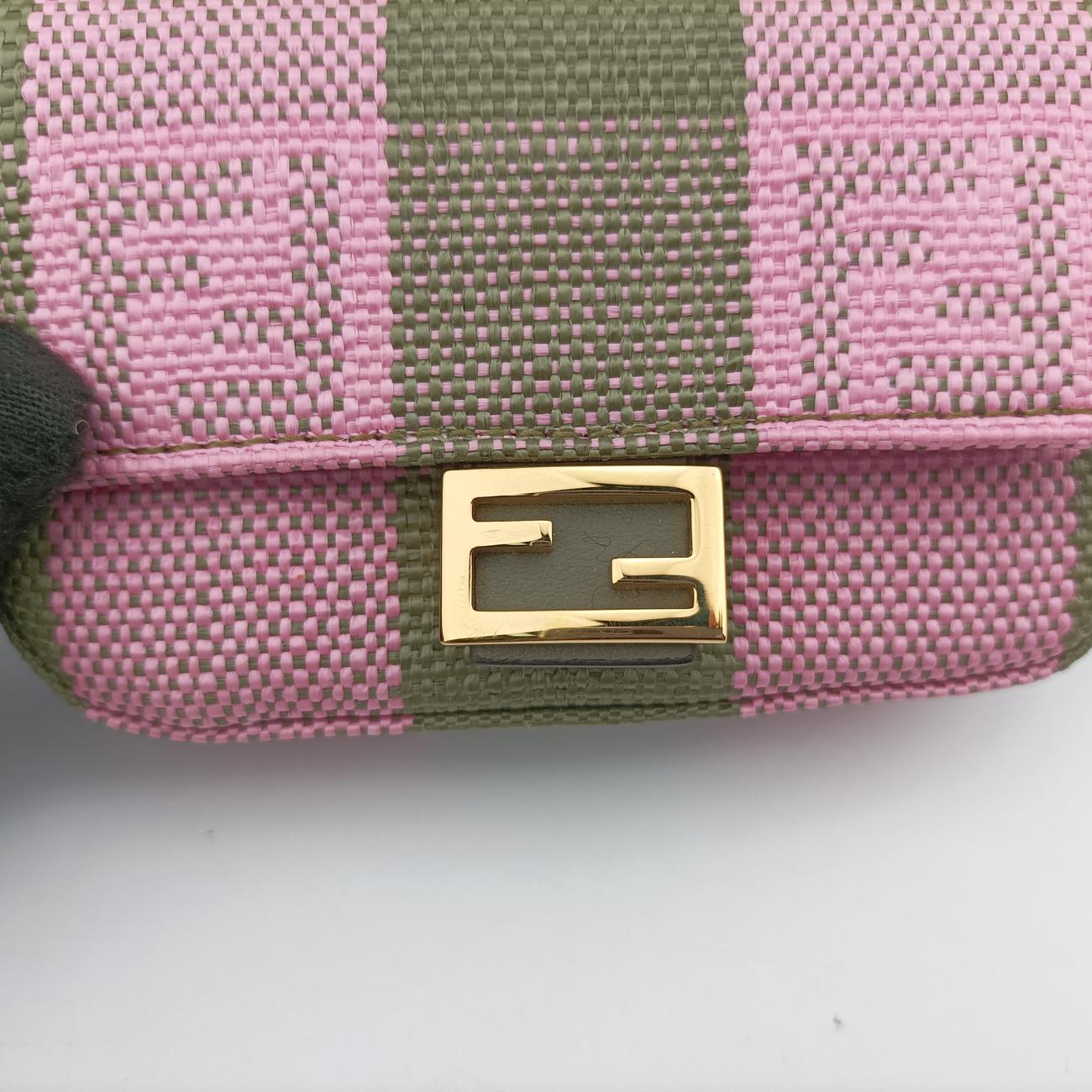 Nano Baguette Charm Multicolour canvas 7AR844 7AR844-AB05-208-0189ナノ バゲット チャーム マルチカラー キャンバス 7AR844 7AR844-AB05-208-0189