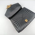 Queen Margaret Bamboo Black Leather 476531 D022265974クイーンマーガレット バンブー ブラック レザー 476531 D022265974