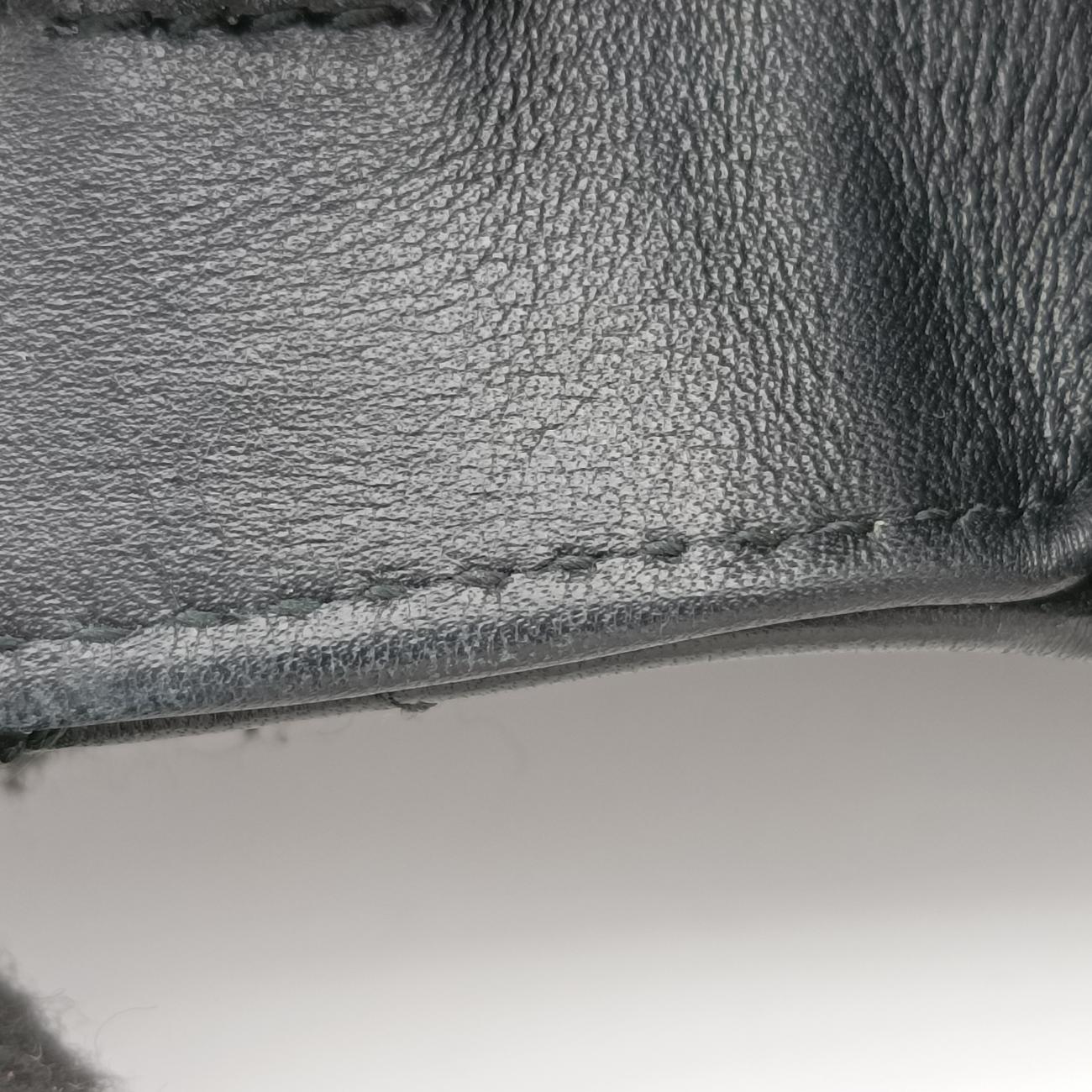 Queen Margaret Bamboo Black Leather 476531 D022265974クイーンマーガレット バンブー ブラック レザー 476531 D022265974
