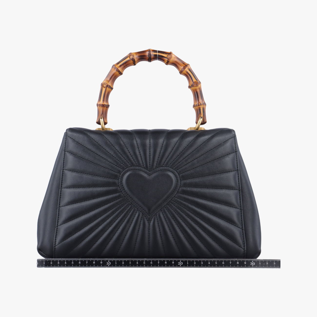 Queen Margaret Bamboo Black Leather 476531 D022265974クイーンマーガレット バンブー ブラック レザー 476531 D022265974