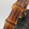 Queen Margaret Bamboo Black Leather 476531 D022265974クイーンマーガレット バンブー ブラック レザー 476531 D022265974