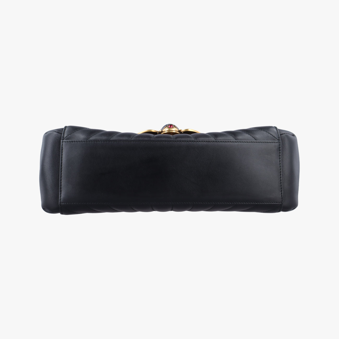 Queen Margaret Bamboo Black Leather 476531 D022265974クイーンマーガレット バンブー ブラック レザー 476531 D022265974