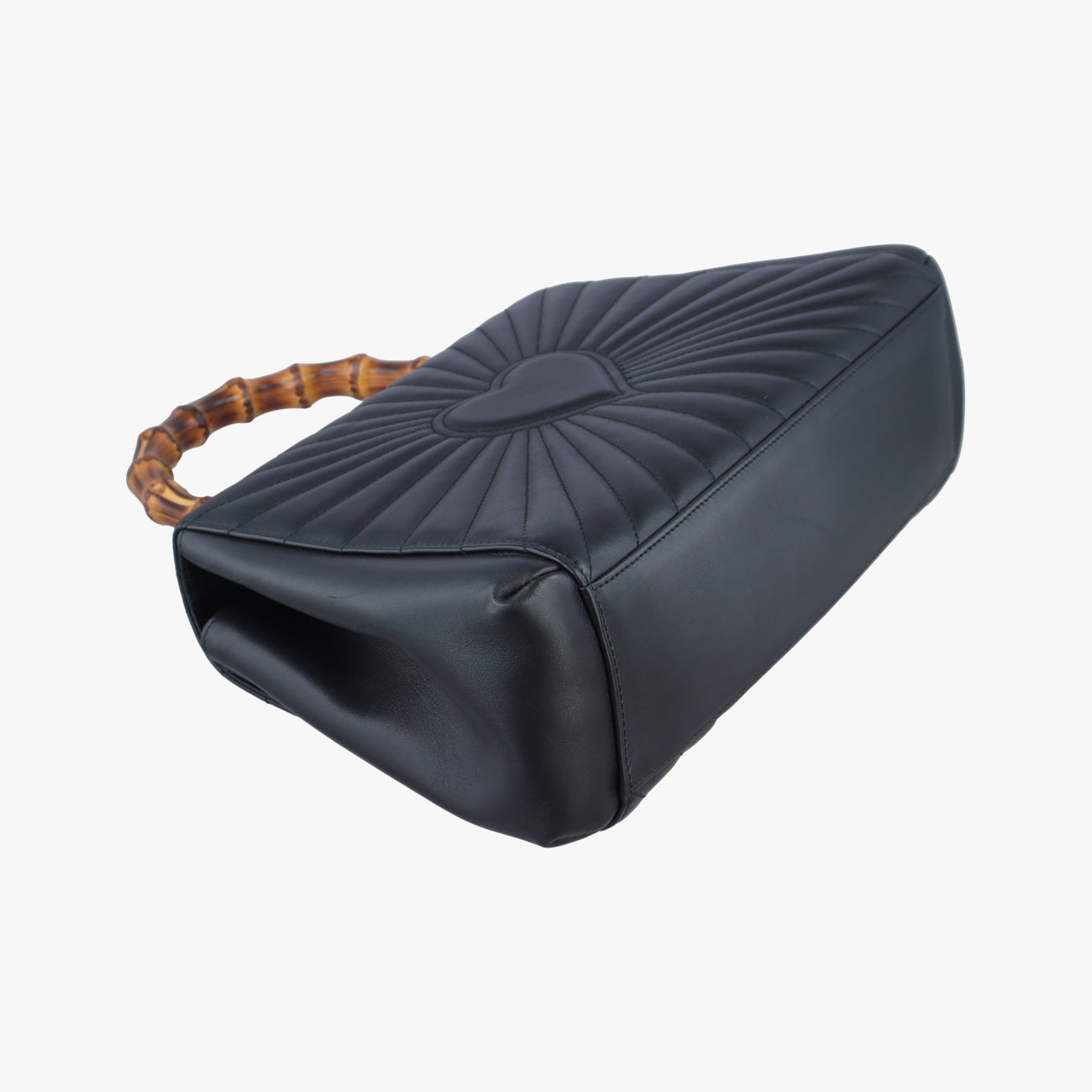 Queen Margaret Bamboo Black Leather 476531 D022265974クイーンマーガレット バンブー ブラック レザー 476531 D022265974