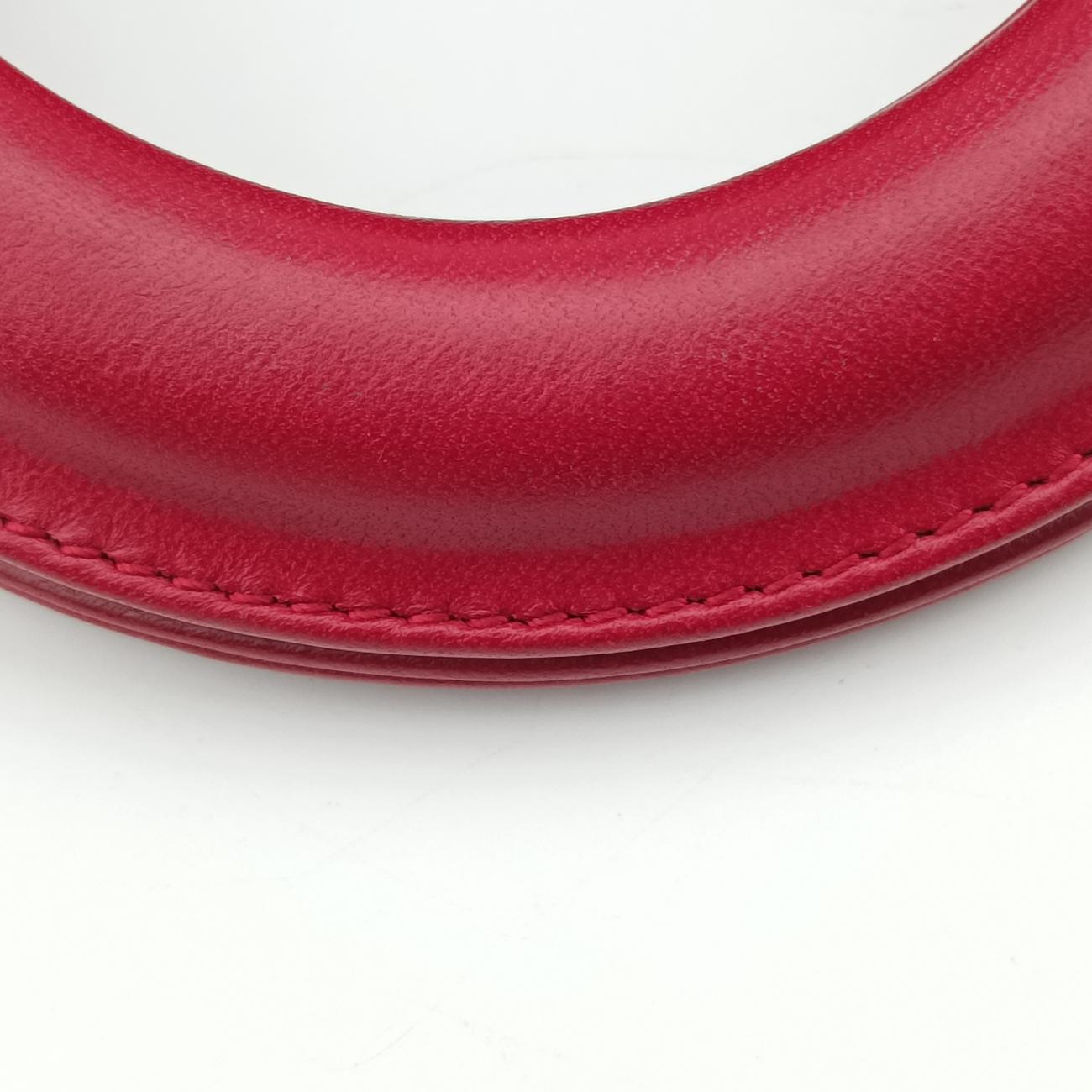 Lady Dior Red lambskin  28-MA-0137レディディオール レッド ラムスキン  28-MA-0137