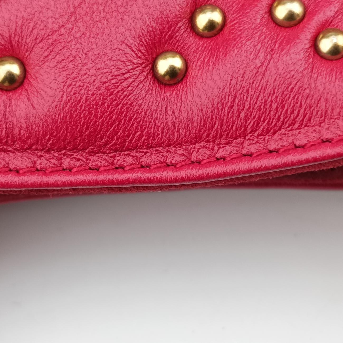 Lady Dior Red lambskin  28-MA-0137レディディオール レッド ラムスキン  28-MA-0137