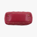 Lady Dior Red lambskin  28-MA-0137レディディオール レッド ラムスキン  28-MA-0137