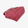 Lady Dior Red lambskin  28-MA-0137レディディオール レッド ラムスキン  28-MA-0137