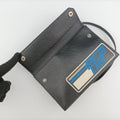 retro logo flat Black Leather 1DH007 234レトロ ロゴフラット ブラック レザー 1DH007 234