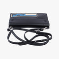 retro logo flat Black Leather 1DH007 234レトロ ロゴフラット ブラック レザー 1DH007 234