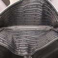 retro logo flat Black Leather 1DH007 234レトロ ロゴフラット ブラック レザー 1DH007 234
