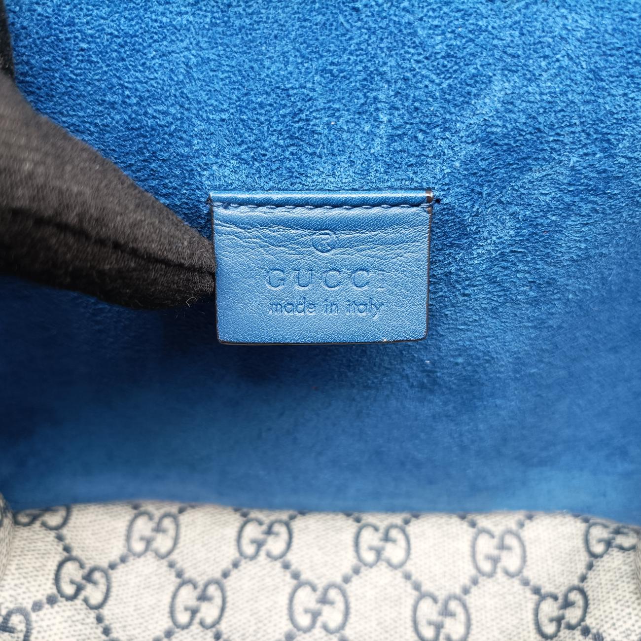 Dionysus Beige×blue×multi PVC coated canvas × suede 421970 G020580128ディオニュソス ベージュ×ブルー×マルチ PVCコーティングキャンバス × スエード 421970 G020580128