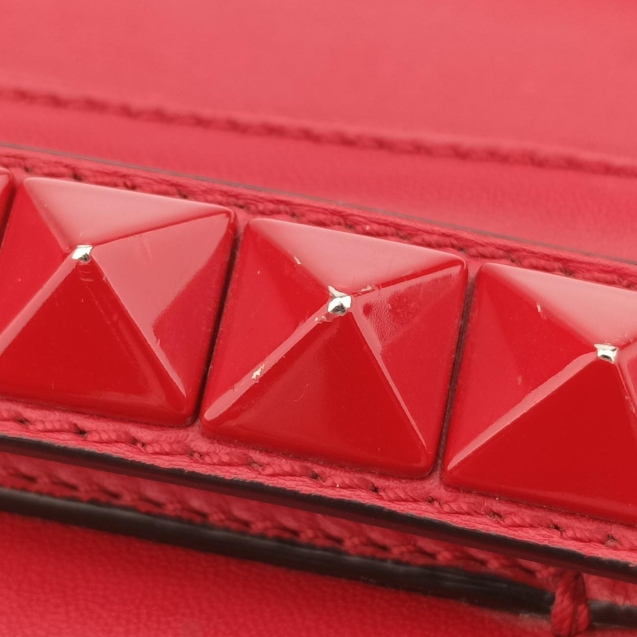 Rockstud Va Va Voom Red Leather  BGG975NB11ロックスタッズ ヴァ ヴァ ヴーム レッド レザー  BGG975NB11