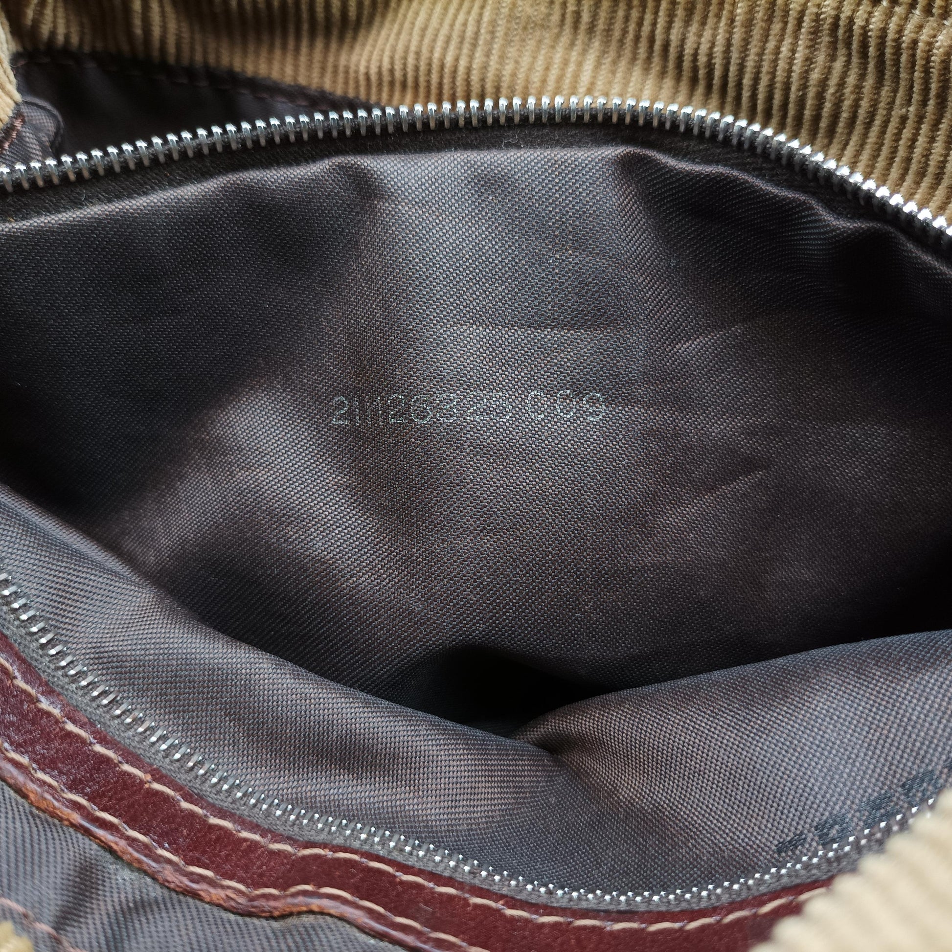 Mamma Baguette beige Corduroy 211126 2111268325 009マンマバケット ベージュ コードコイ 211126 2111268325 009