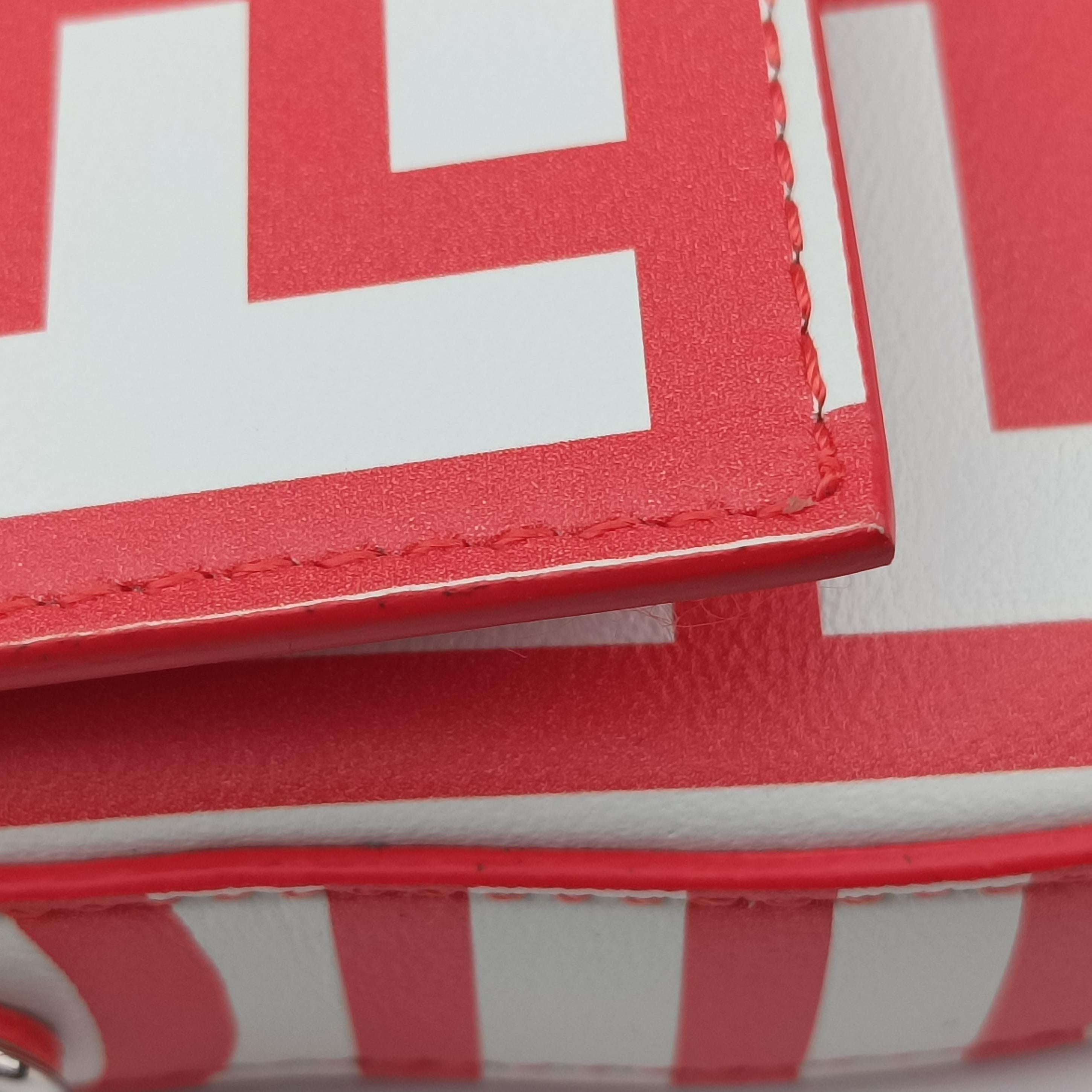 BAGUETTE Red×white Leather 7AS142 7AS142-AMWI-229-0501バゲット レッド×ホワイト レザー 7AS142 7AS142-AMWI-229-0501