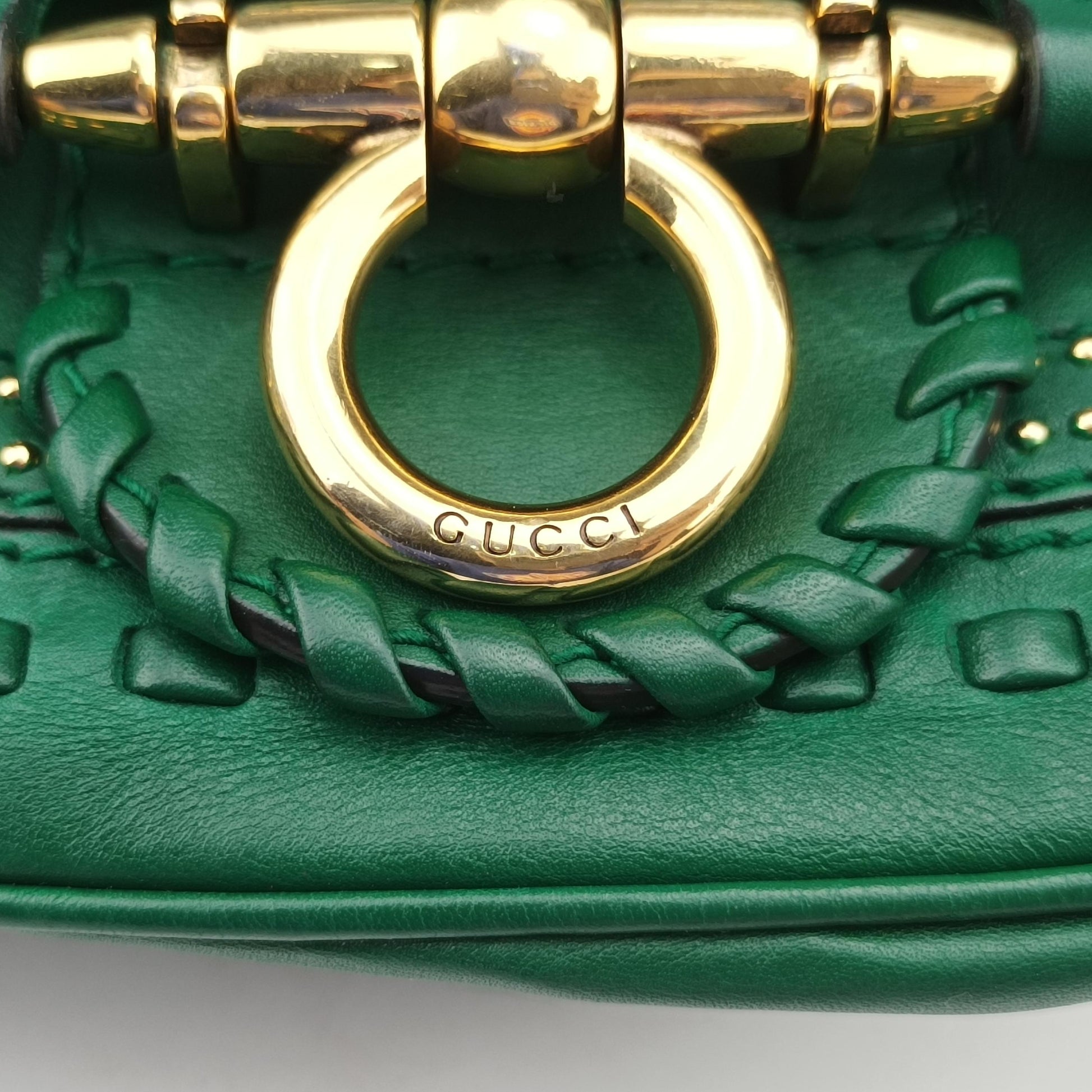 Snaffle Bit Green Leather 263956 A8787382スナッフルビット グリーン レザー 263956 A8787382