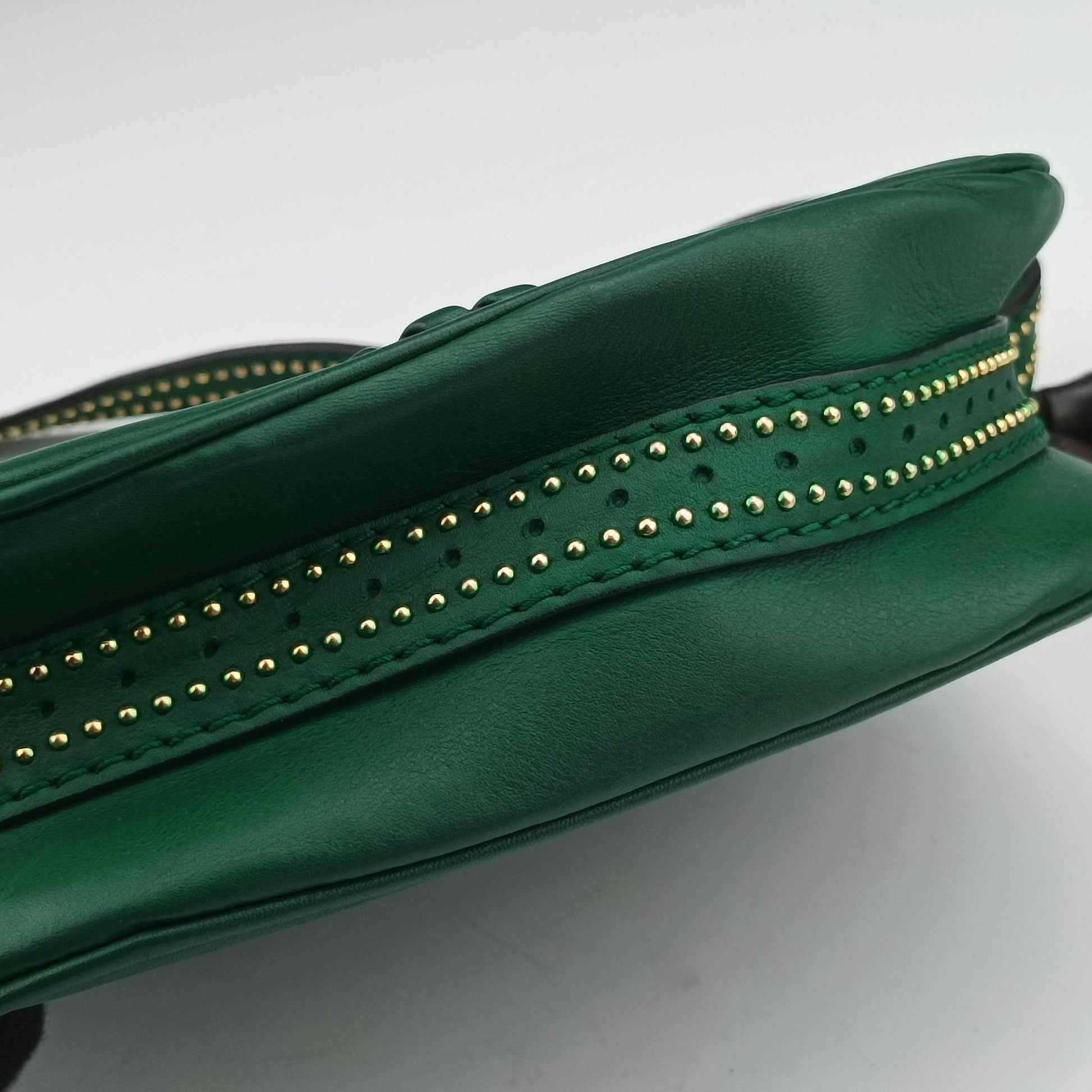 Snaffle Bit Green Leather 263956 A8787382スナッフルビット グリーン レザー 263956 A8787382