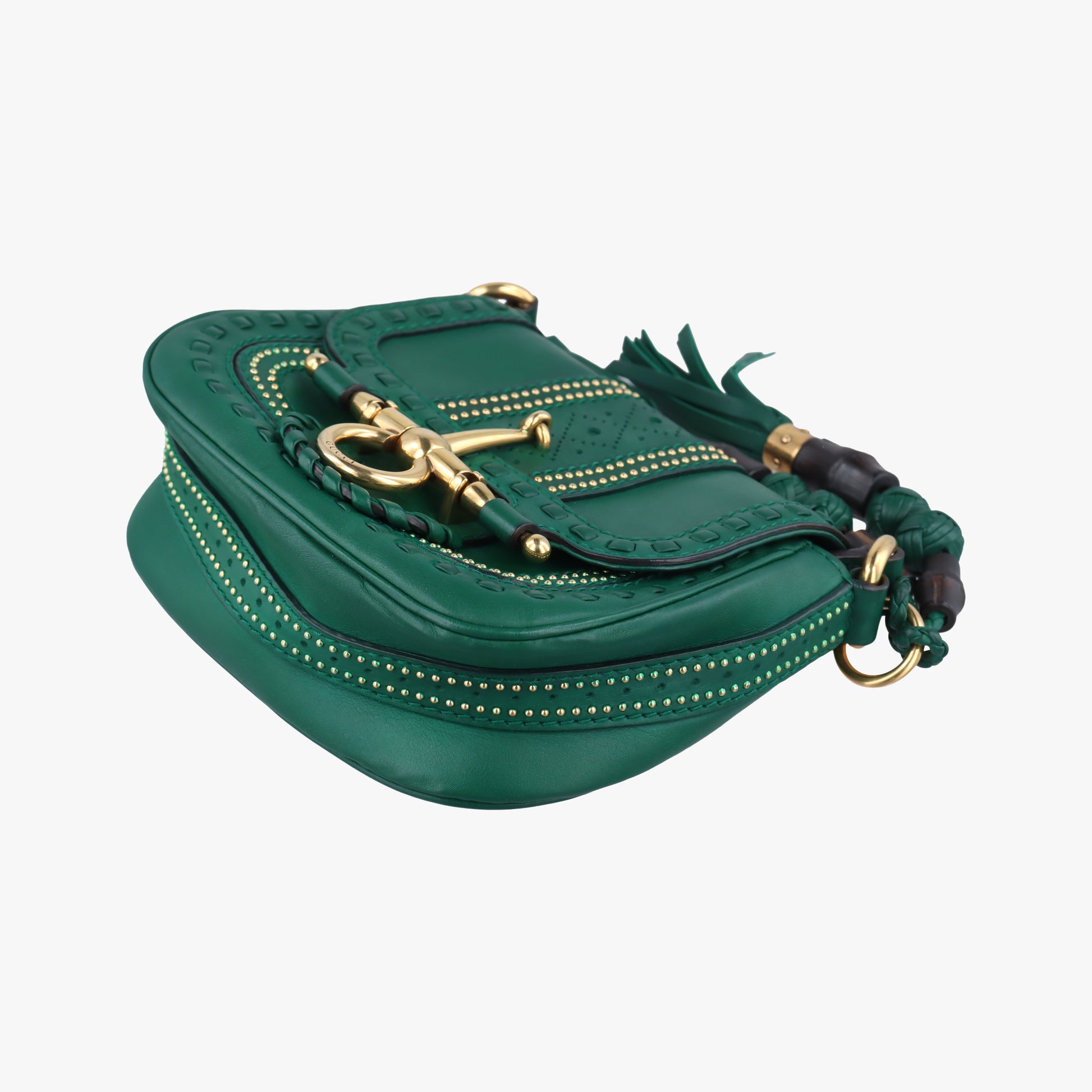 Snaffle Bit Green Leather 263956 A8787382スナッフルビット グリーン レザー 263956 A8787382