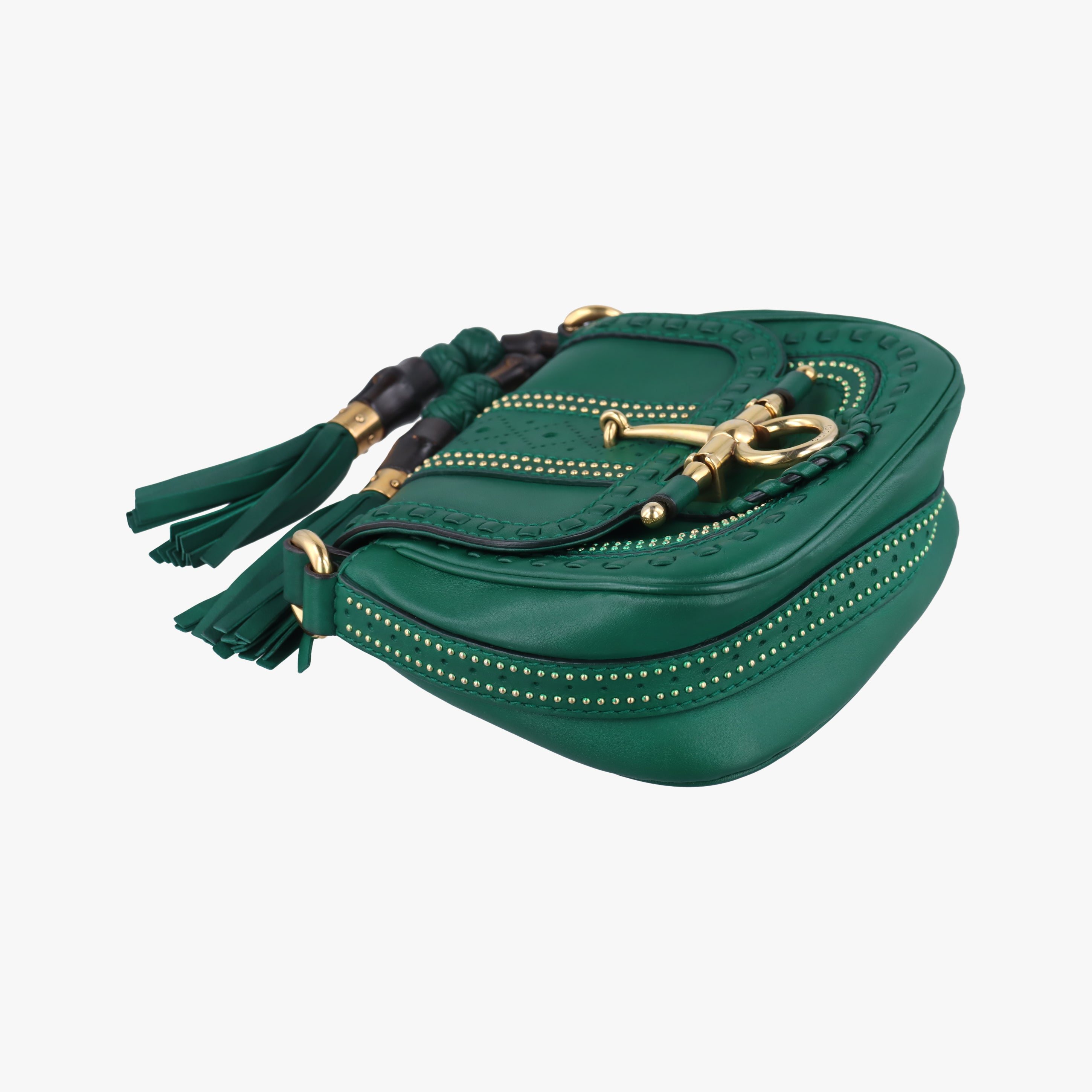 Snaffle Bit Green Leather 263956 A8787382スナッフルビット グリーン レザー 263956 A8787382