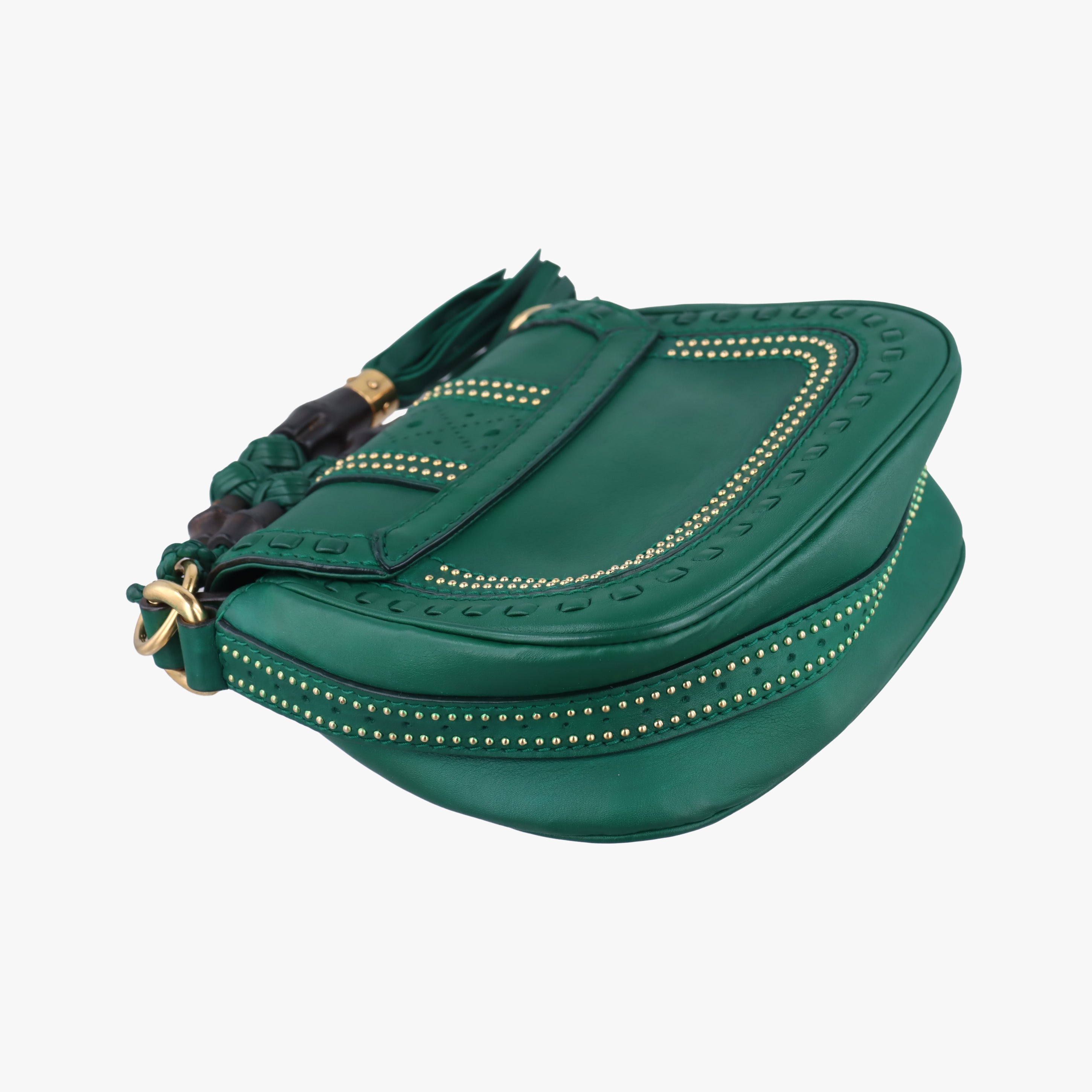 Snaffle Bit Green Leather 263956 A8787382スナッフルビット グリーン レザー 263956 A8787382