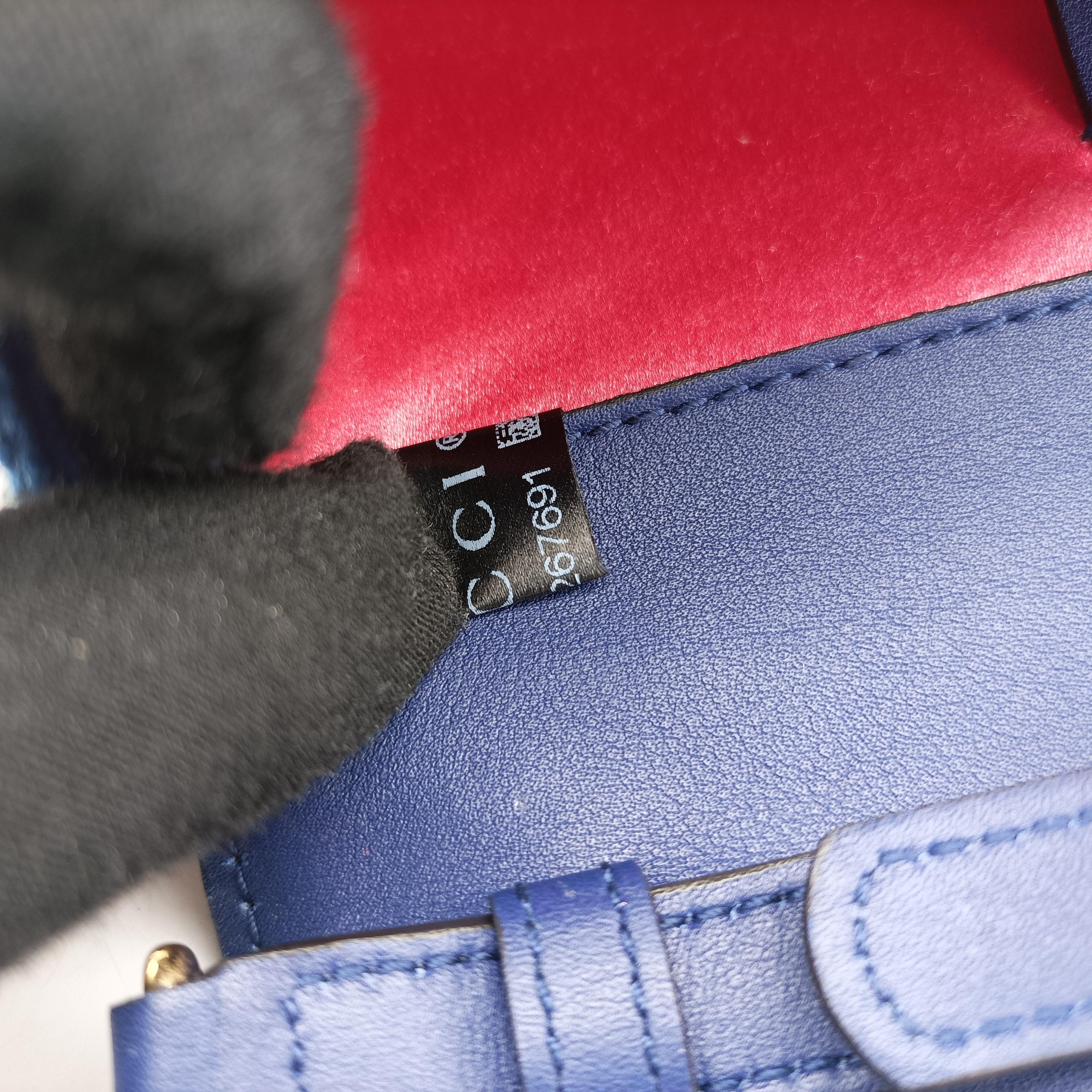 Square G Navy velour 544242 D026267691スクエアG ネイビー ベロア 544242 D026267691