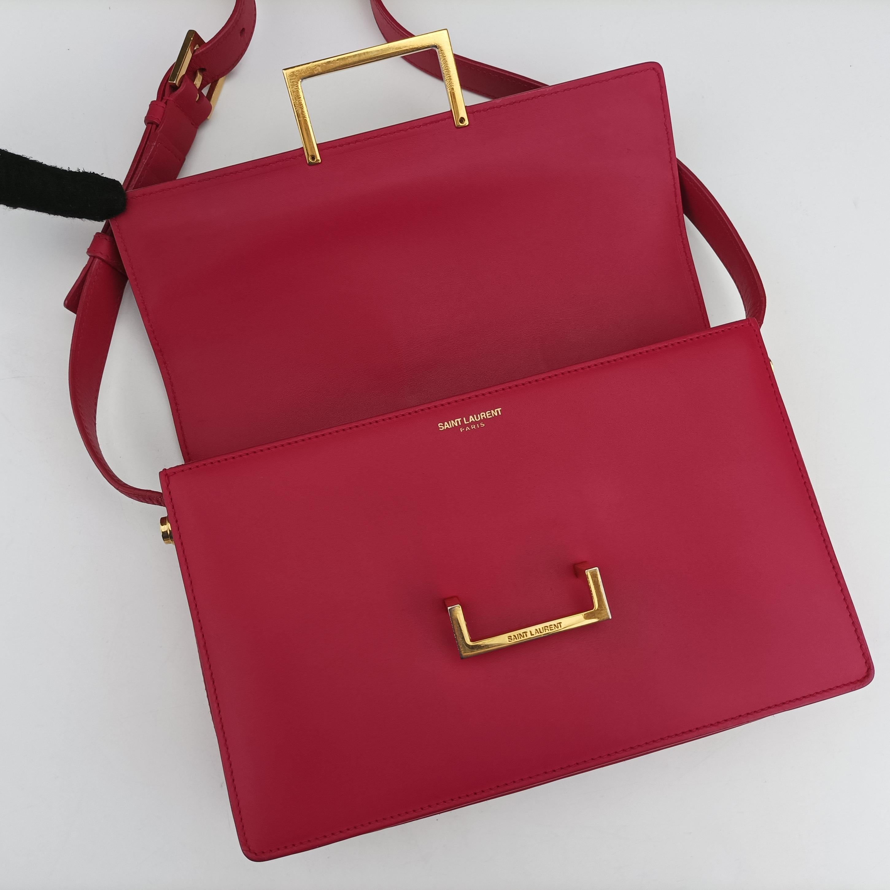 Classic Lulu Rose Leather 318025 318025.001998ルル クラシック ローズ レッド レザー 318025 318025.001998