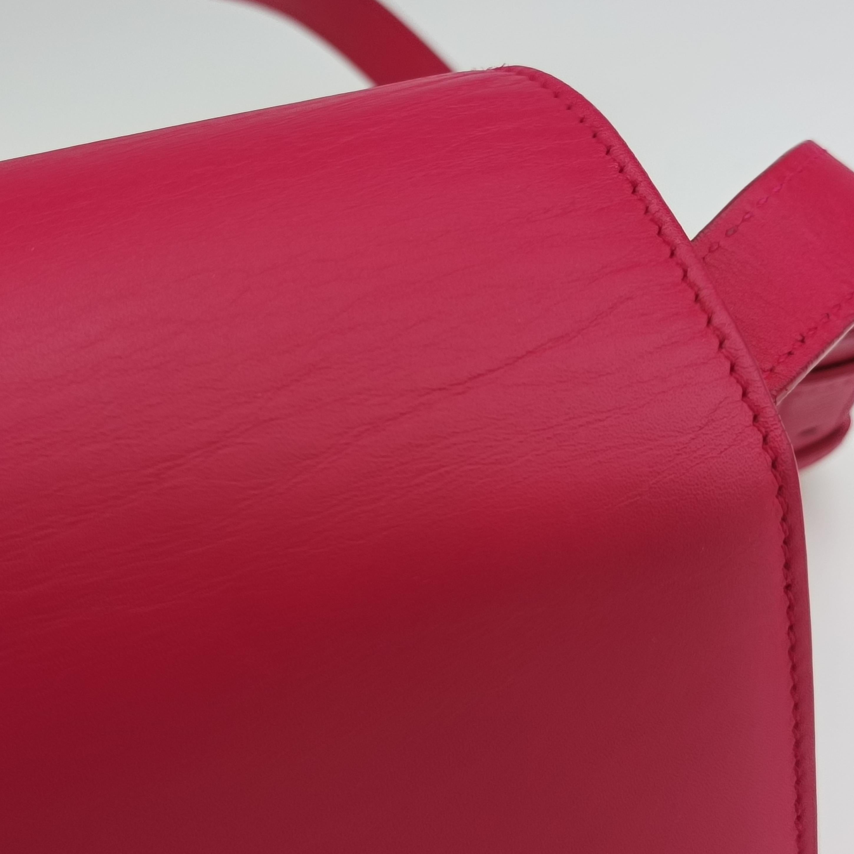 Classic Lulu Rose Leather 318025 318025.001998ルル クラシック ローズ レッド レザー 318025 318025.001998