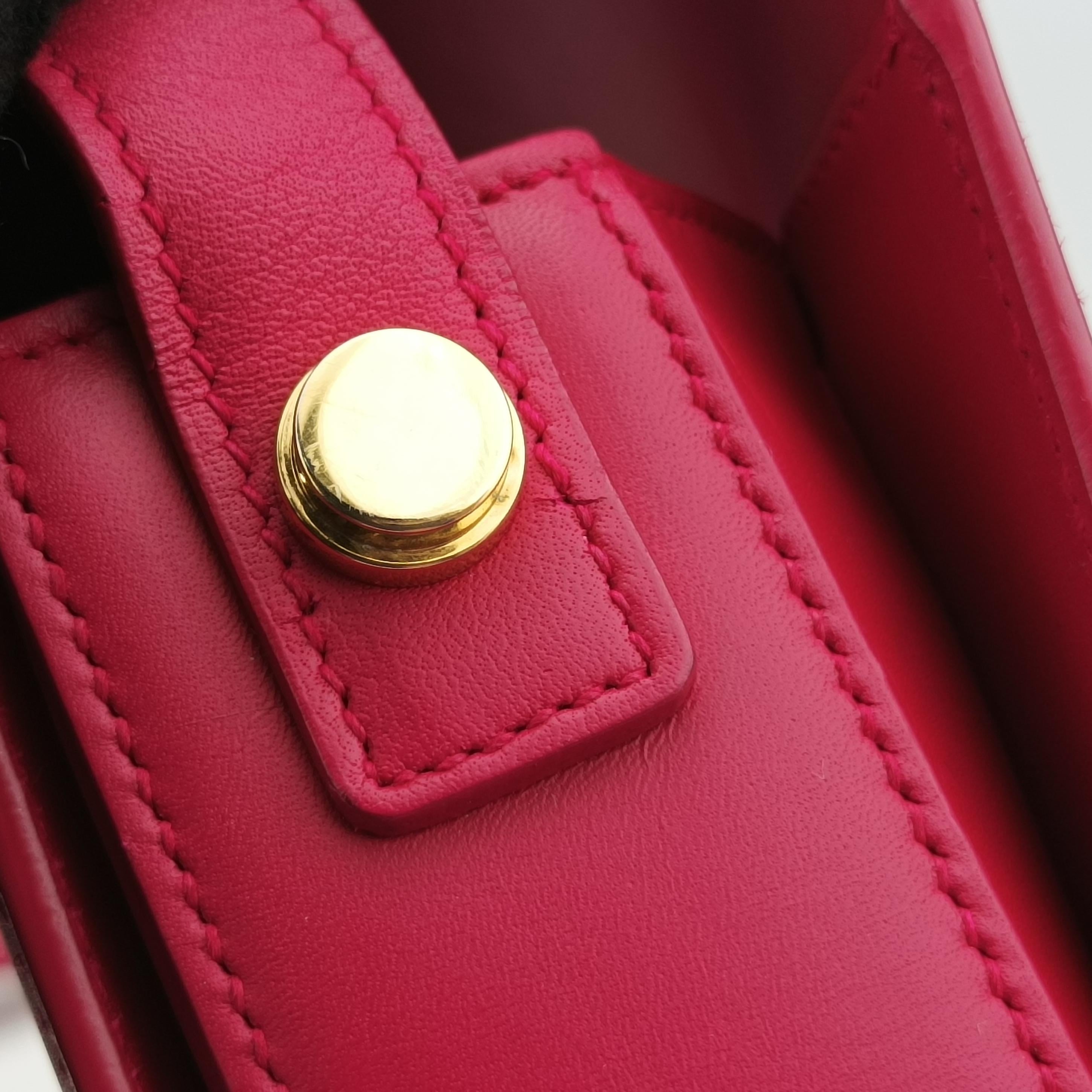 Classic Lulu Rose Leather 318025 318025.001998ルル クラシック ローズ レッド レザー 318025 318025.001998