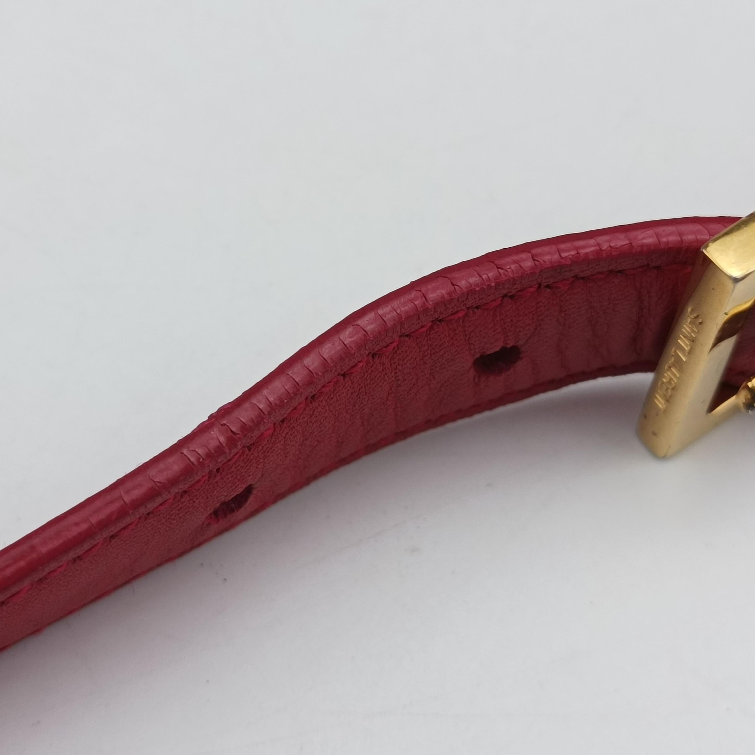 Classic Lulu Rose Leather 318025 318025.001998ルル クラシック ローズ レッド レザー 318025 318025.001998