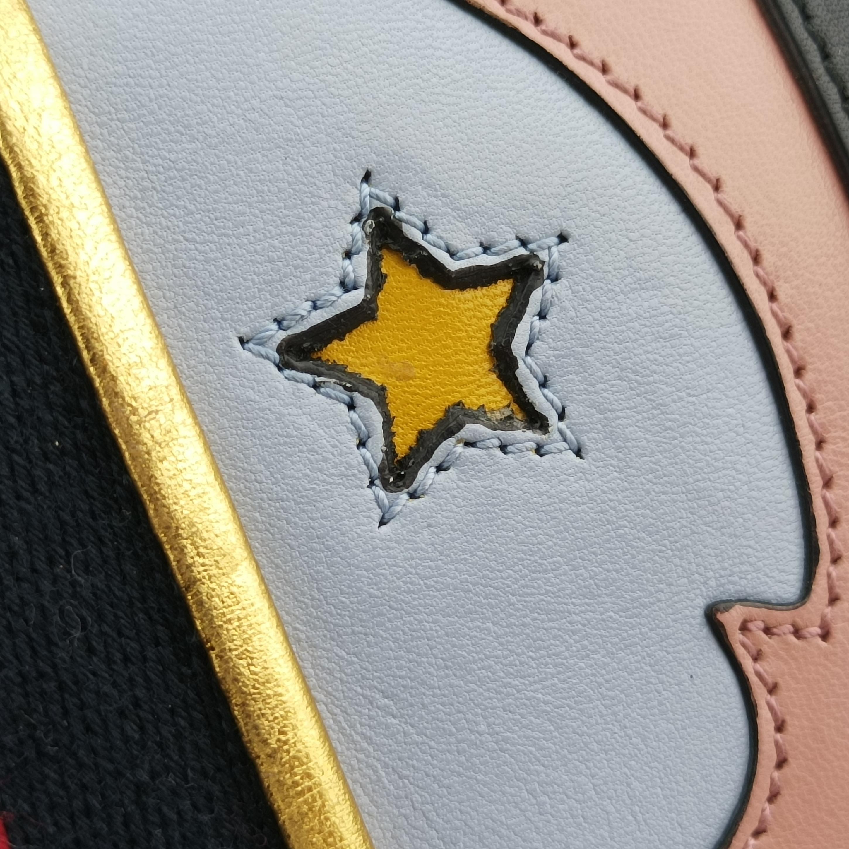 GG Marmont Black×Multicolour Leather 432265 G019875201GGマーモント ブラック×マルチカラー レザー 432265 G019875201