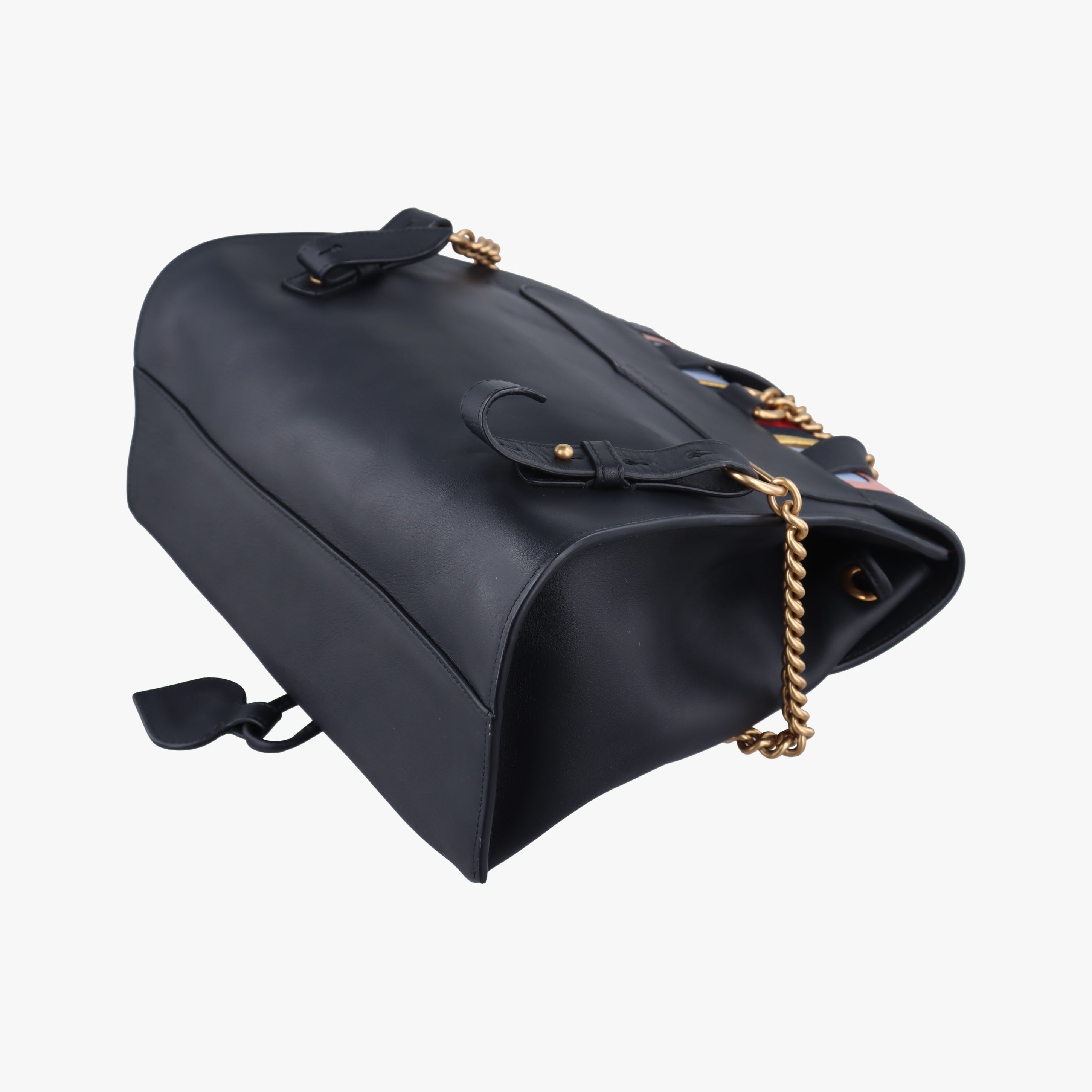 GG Marmont Black×Multicolour Leather 432265 G019875201GGマーモント ブラック×マルチカラー レザー 432265 G019875201