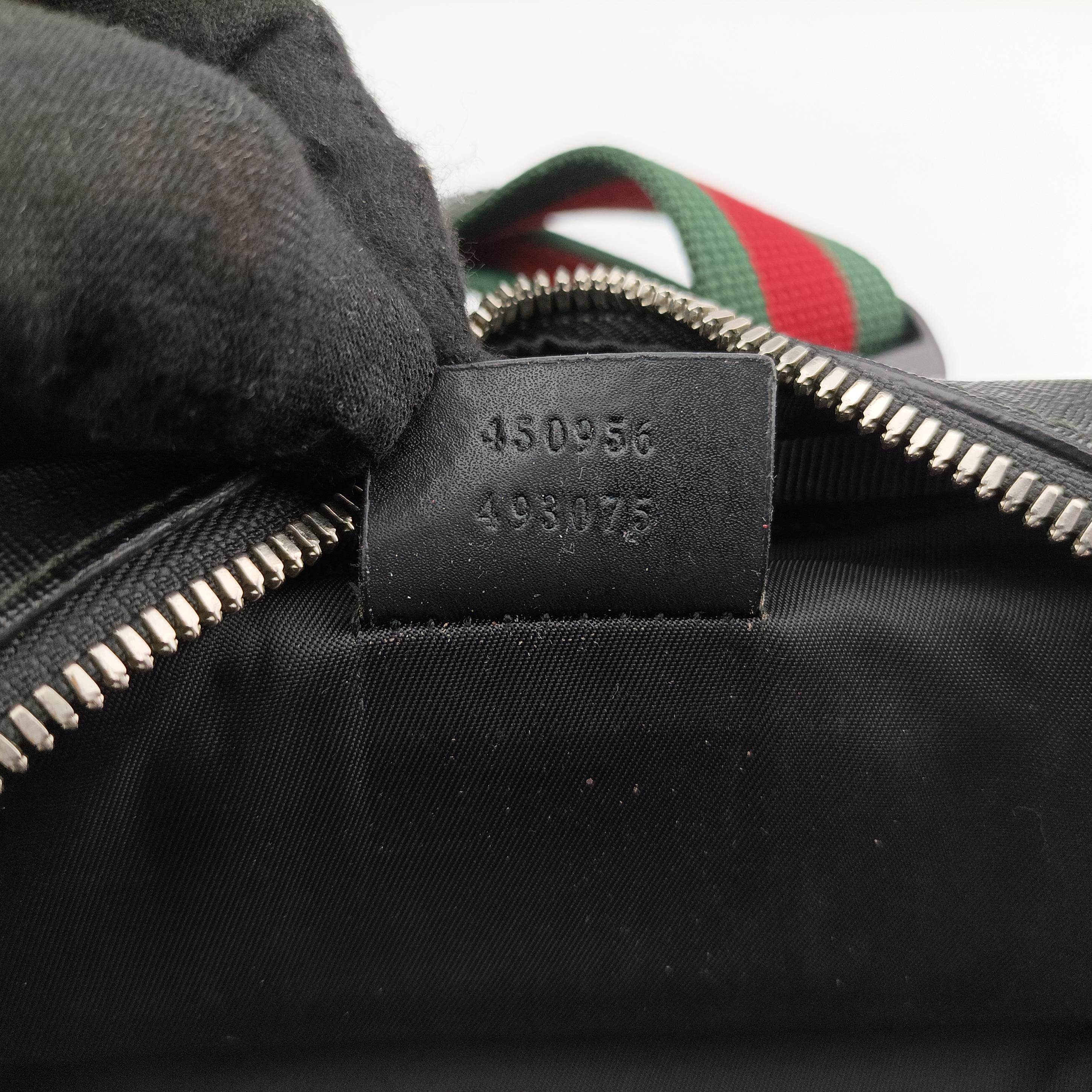 GG Supreme Web Brown Canvas×Leather 450956 F025978117GGスプリーム ウェブ ブラウン キャンバス×レザー 450956 F025978117