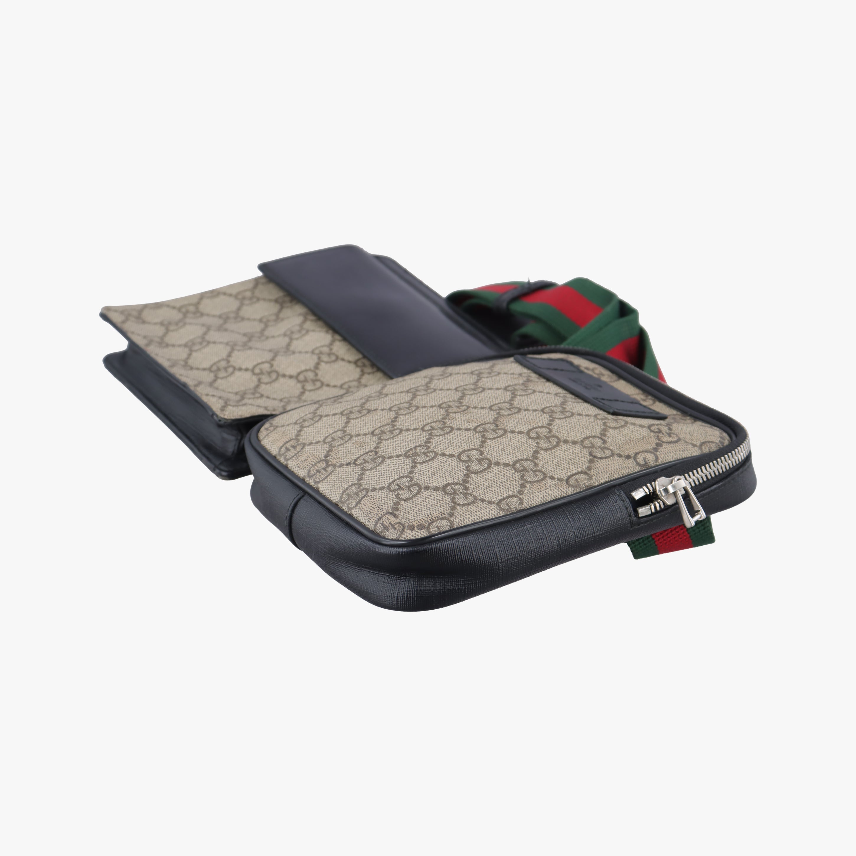 GG Supreme Web Brown Canvas×Leather 450956 F025978117GGスプリーム ウェブ ブラウン キャンバス×レザー 450956 F025978117