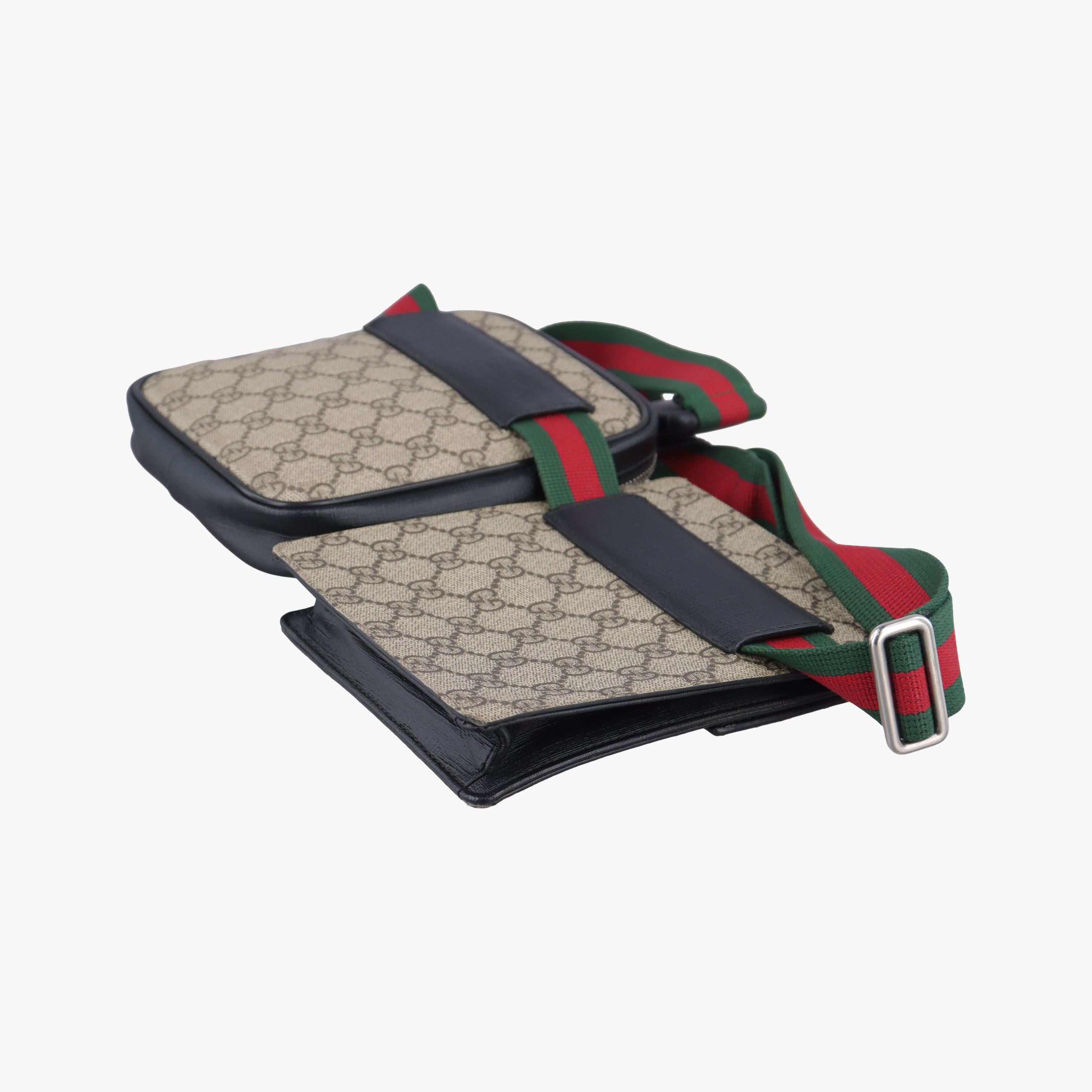 GG Supreme Web Brown Canvas×Leather 450956 F025978117GGスプリーム ウェブ ブラウン キャンバス×レザー 450956 F025978117