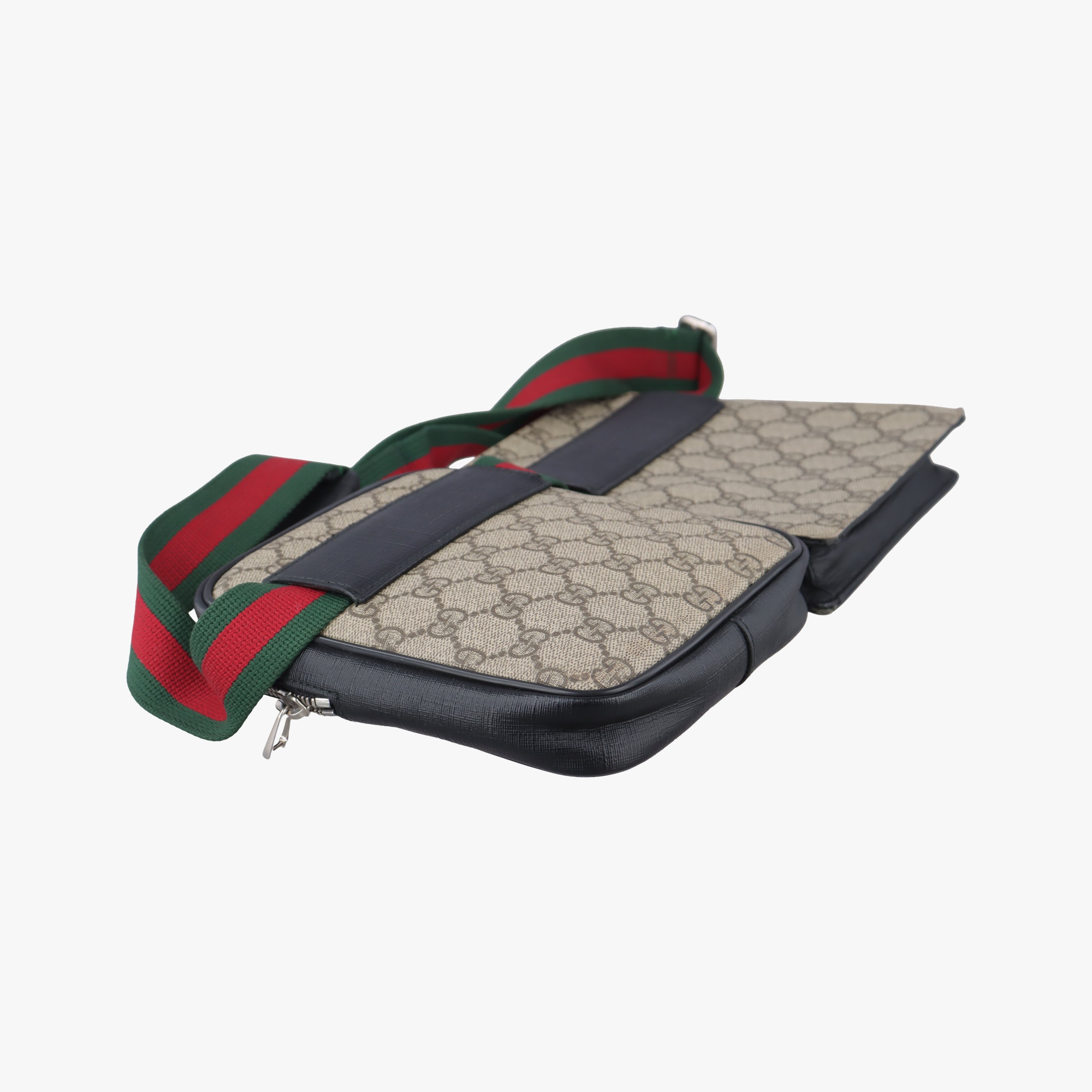 GG Supreme Web Brown Canvas×Leather 450956 F025978117GGスプリーム ウェブ ブラウン キャンバス×レザー 450956 F025978117