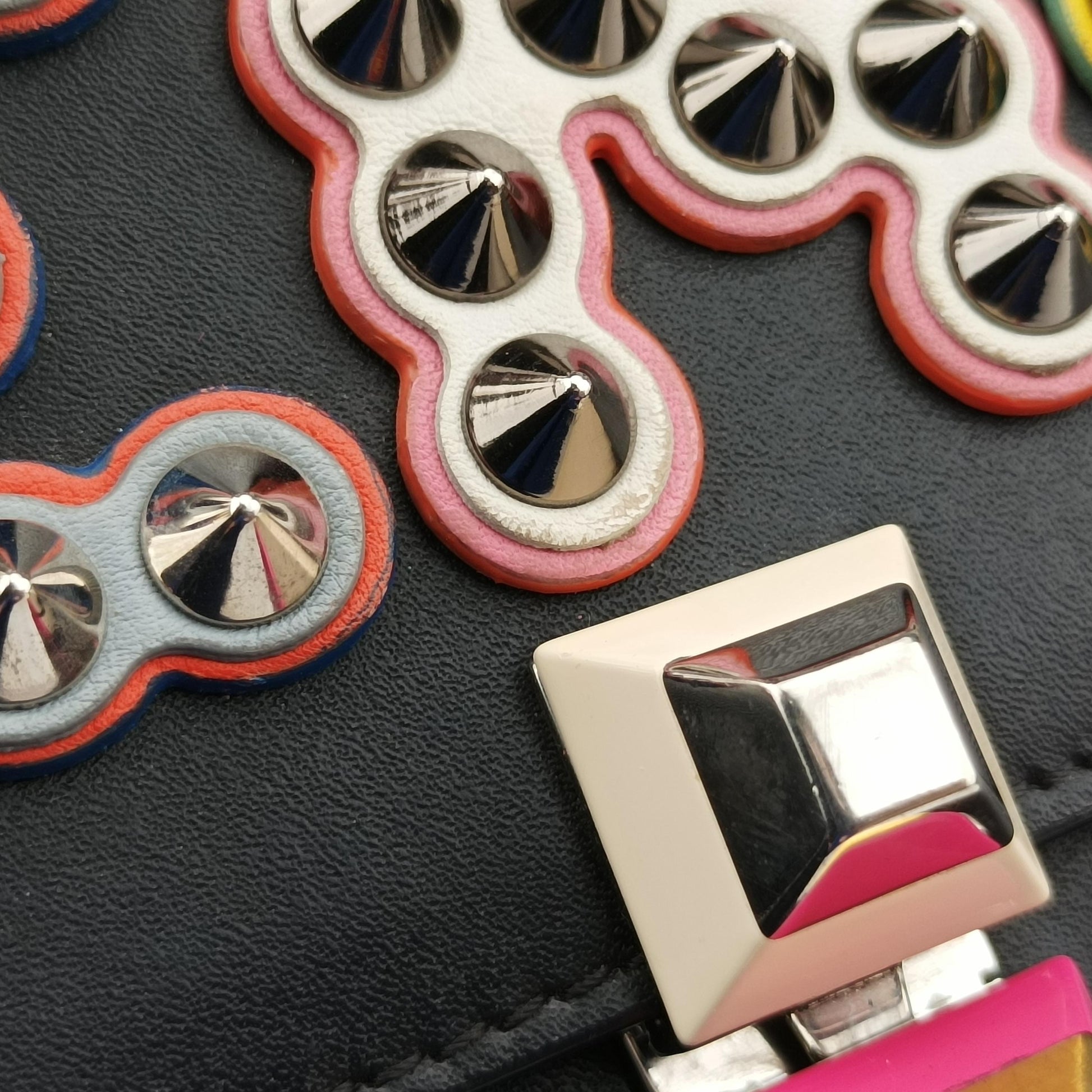 studded Kan I Black Leather 8M0381 8M0381 A13K 188-8241スタッズ キャナイ ブラック レザー 8M0381 8M0381 A13K 188-8241