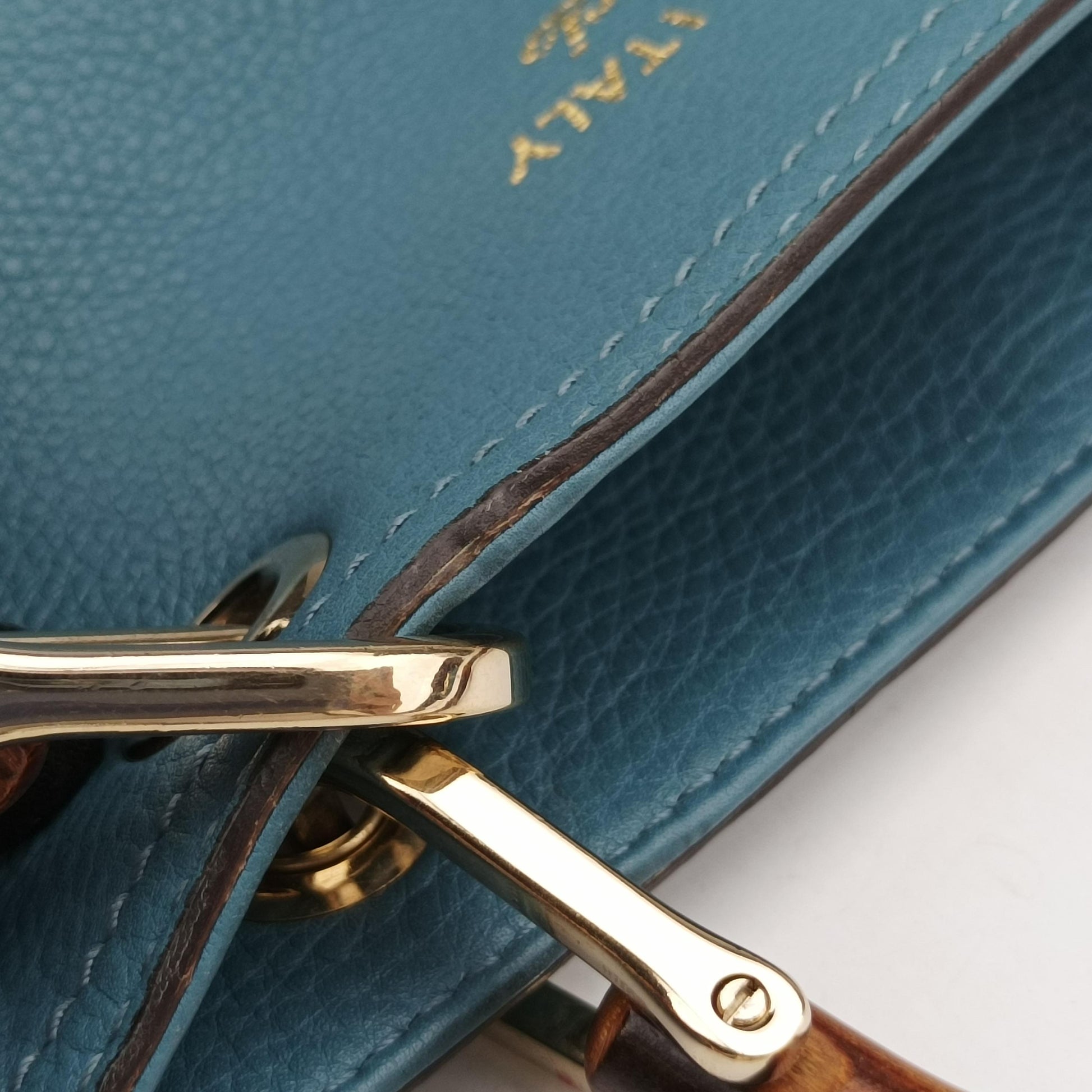 Bamboo Shopper Blue Leather 323664 B014740224バンブーショッパー ブルー レザー 323664 B014740224