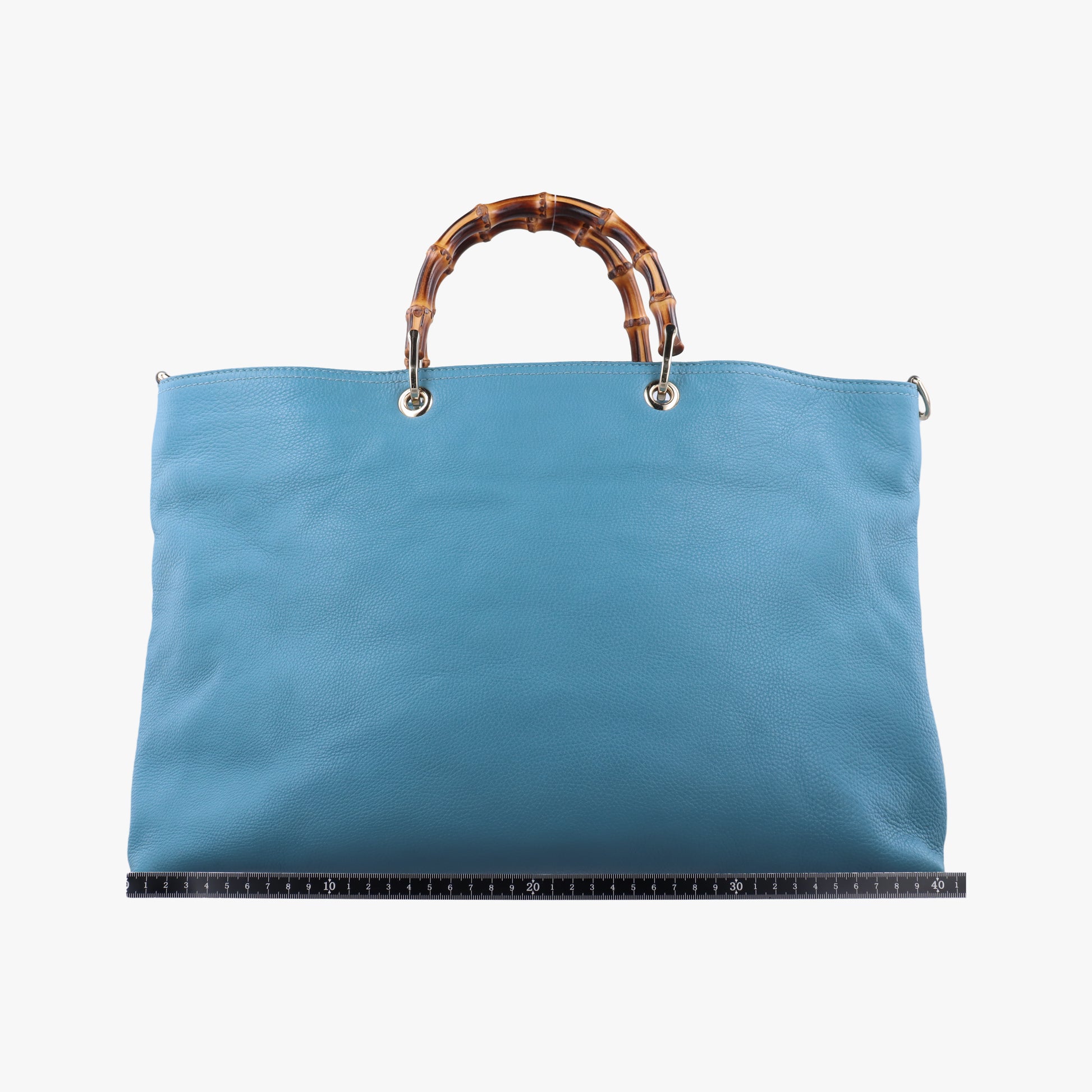 Bamboo Shopper Blue Leather 323664 B014740224バンブーショッパー ブルー レザー 323664 B014740224