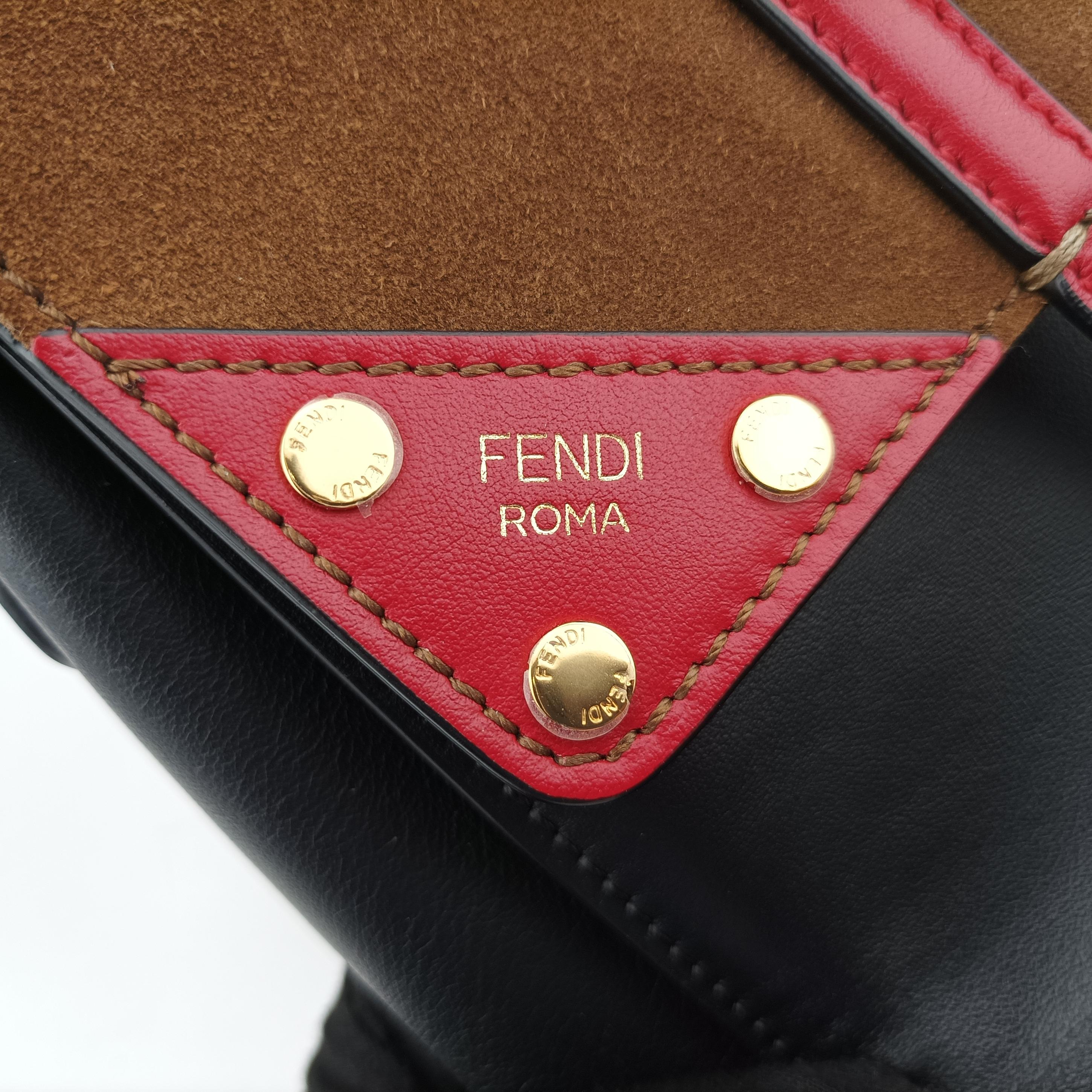 Flip Brown x Red x Navy Leather x Suede 8BT302 8BT302-A6CG-199-0189フリップ ブラウン×レッド×ネイビー レザー×スエード 8BT302 8BT302-A6CG-199-0189