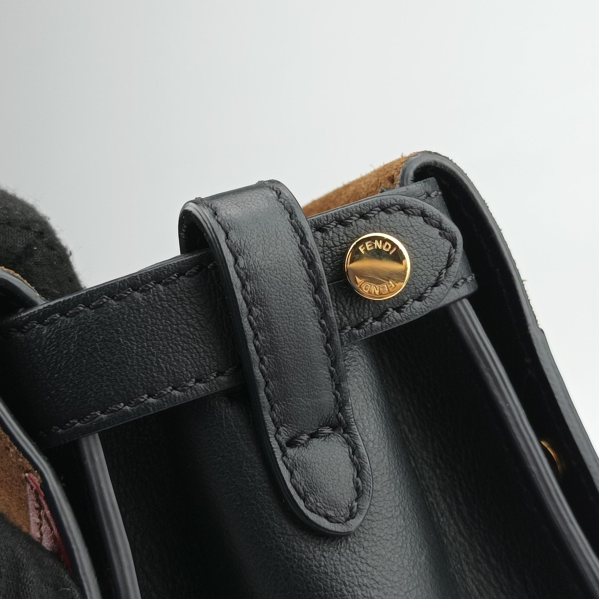 Flip Brown x Red x Navy Leather x Suede 8BT302 8BT302-A6CG-199-0189フリップ ブラウン×レッド×ネイビー レザー×スエード 8BT302 8BT302-A6CG-199-0189