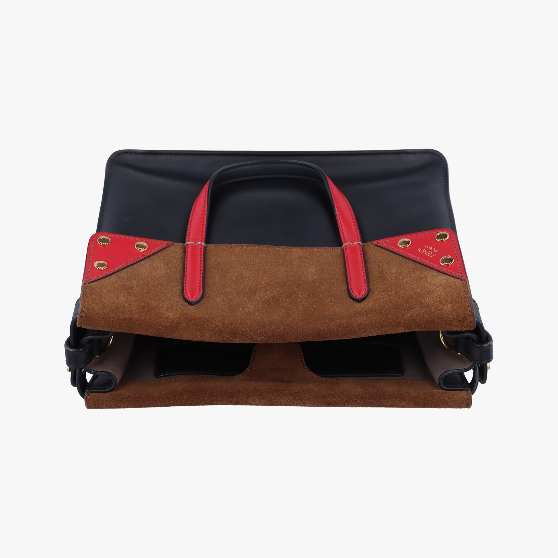 Flip Brown x Red x Navy Leather x Suede 8BT302 8BT302-A6CG-199-0189フリップ ブラウン×レッド×ネイビー レザー×スエード 8BT302 8BT302-A6CG-199-0189