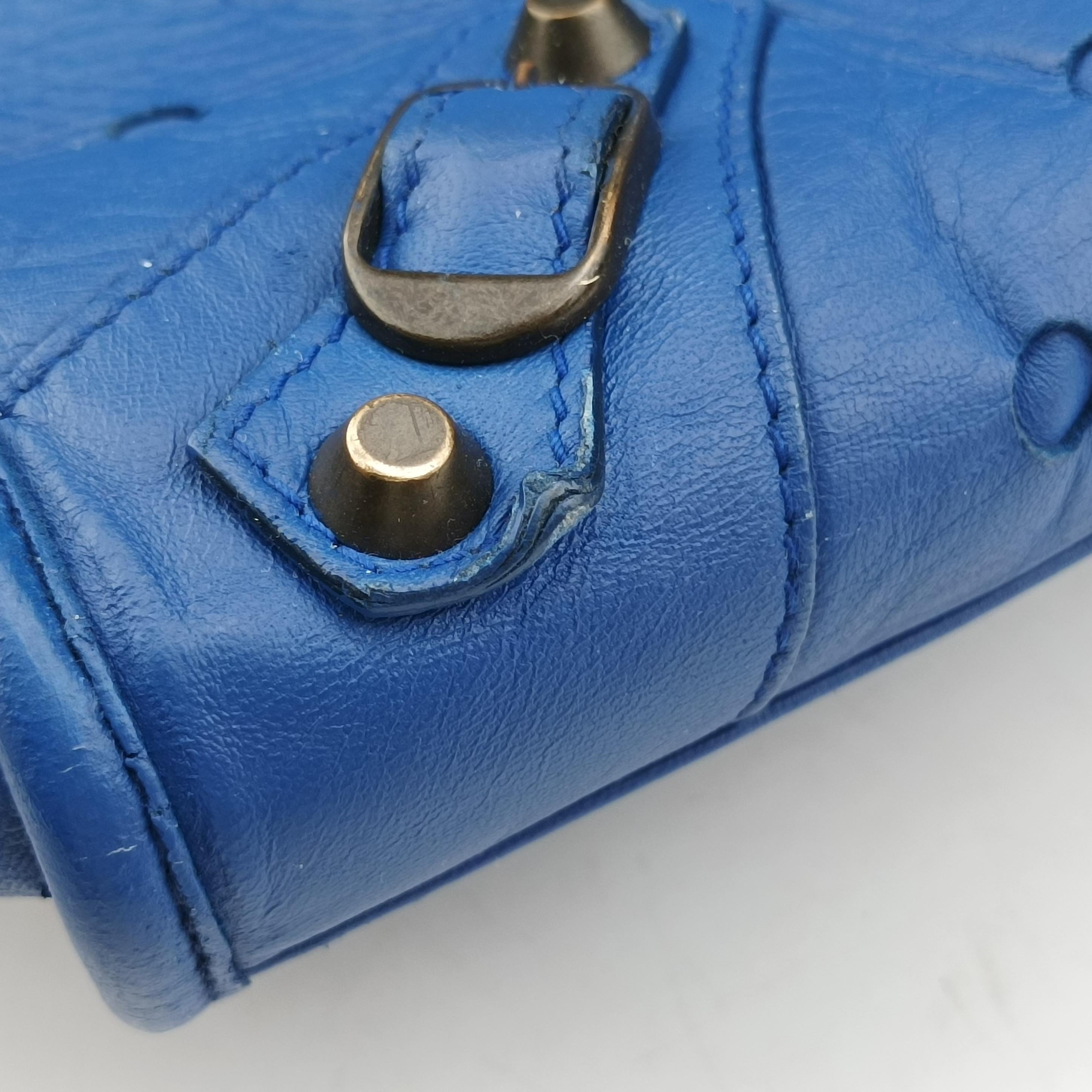 Electric Perforated Motorcycle City Blue lambskin 115748.4385 J.535269エレクトリックペルフォレートモーターサイクルシティ ブルー ラムスキン 115748.4385 J.535269