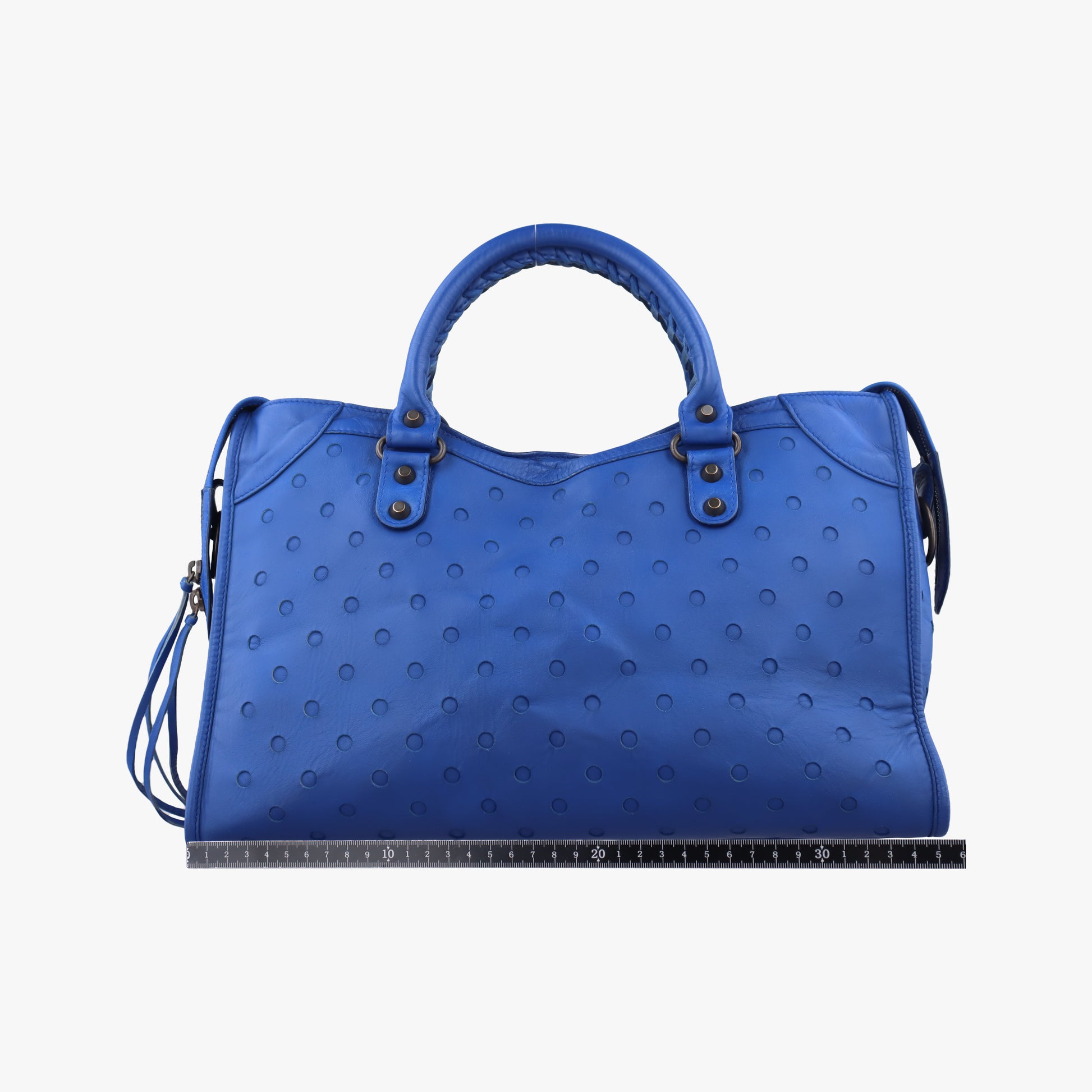 Electric Perforated Motorcycle City Blue lambskin 115748.4385 J.535269エレクトリックペルフォレートモーターサイクルシティ ブルー ラムスキン 115748.4385 J.535269